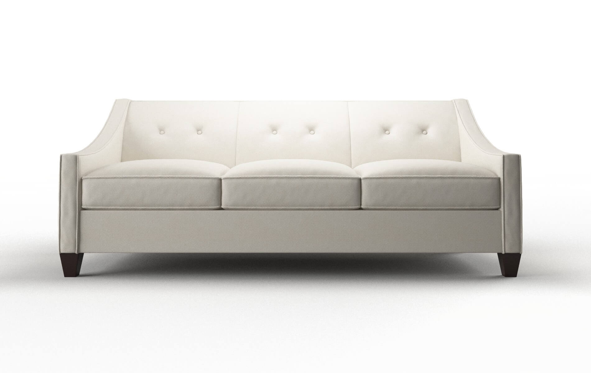 Berlin Cosmo Sand Sofa espresso legs 1