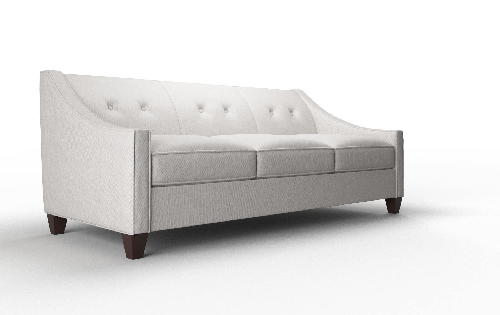 Berlin Cosmo Silver Sofa espresso legs 2
