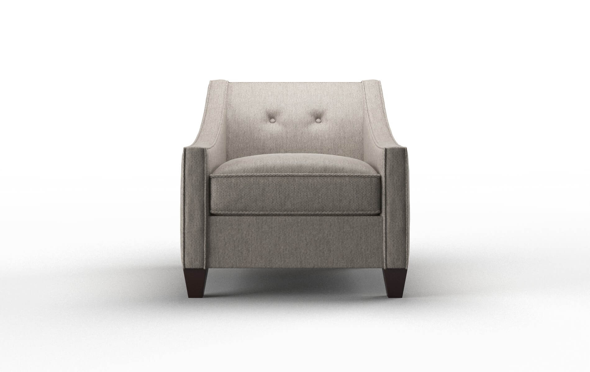 Berlin Cosmo Taupe Chair espresso legs 1