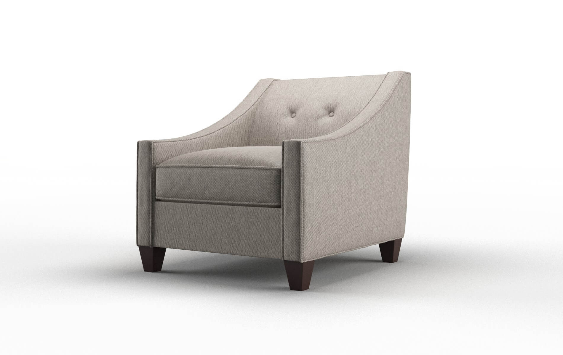 Berlin Cosmo Taupe Chair espresso legs 4