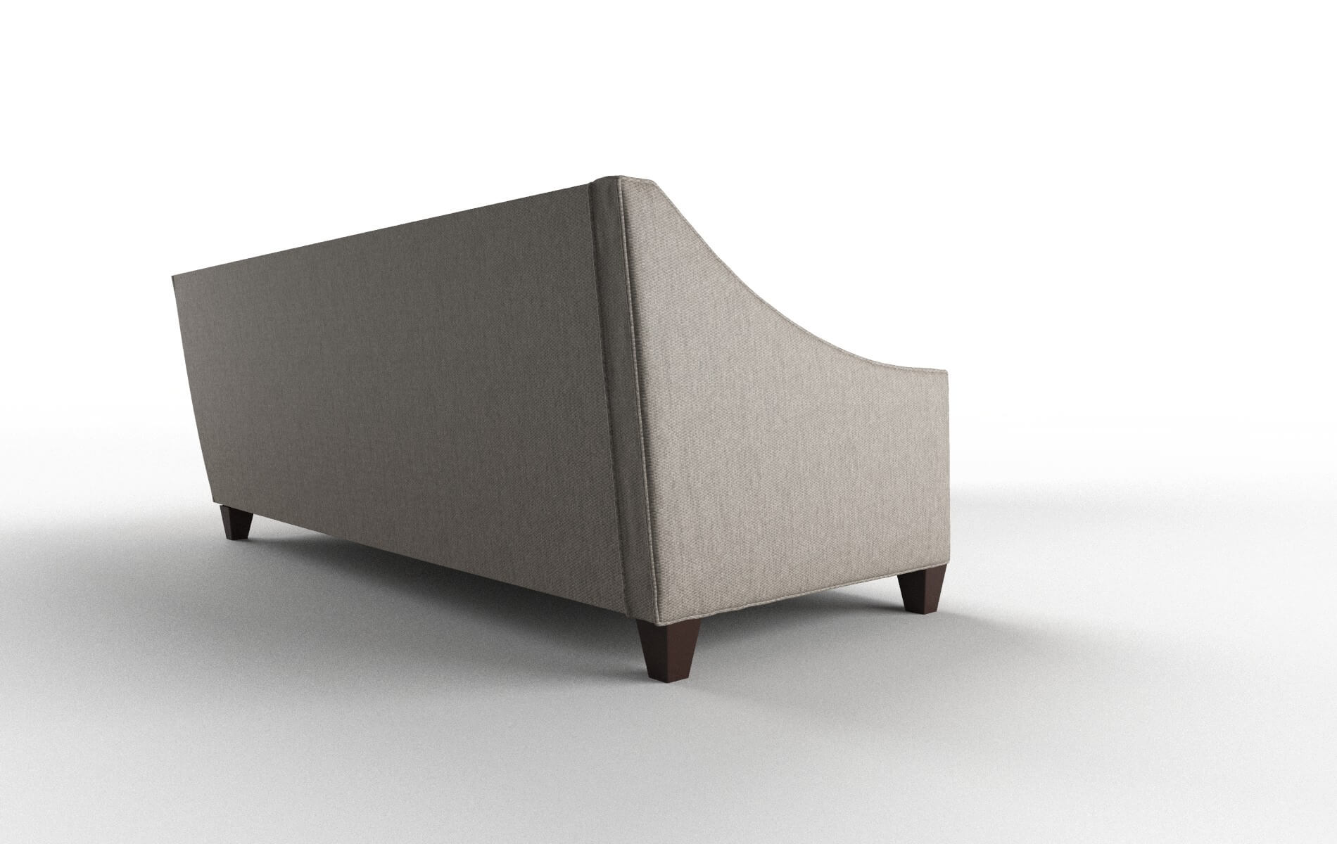 Berlin Cosmo Taupe Sectional espresso legs 3