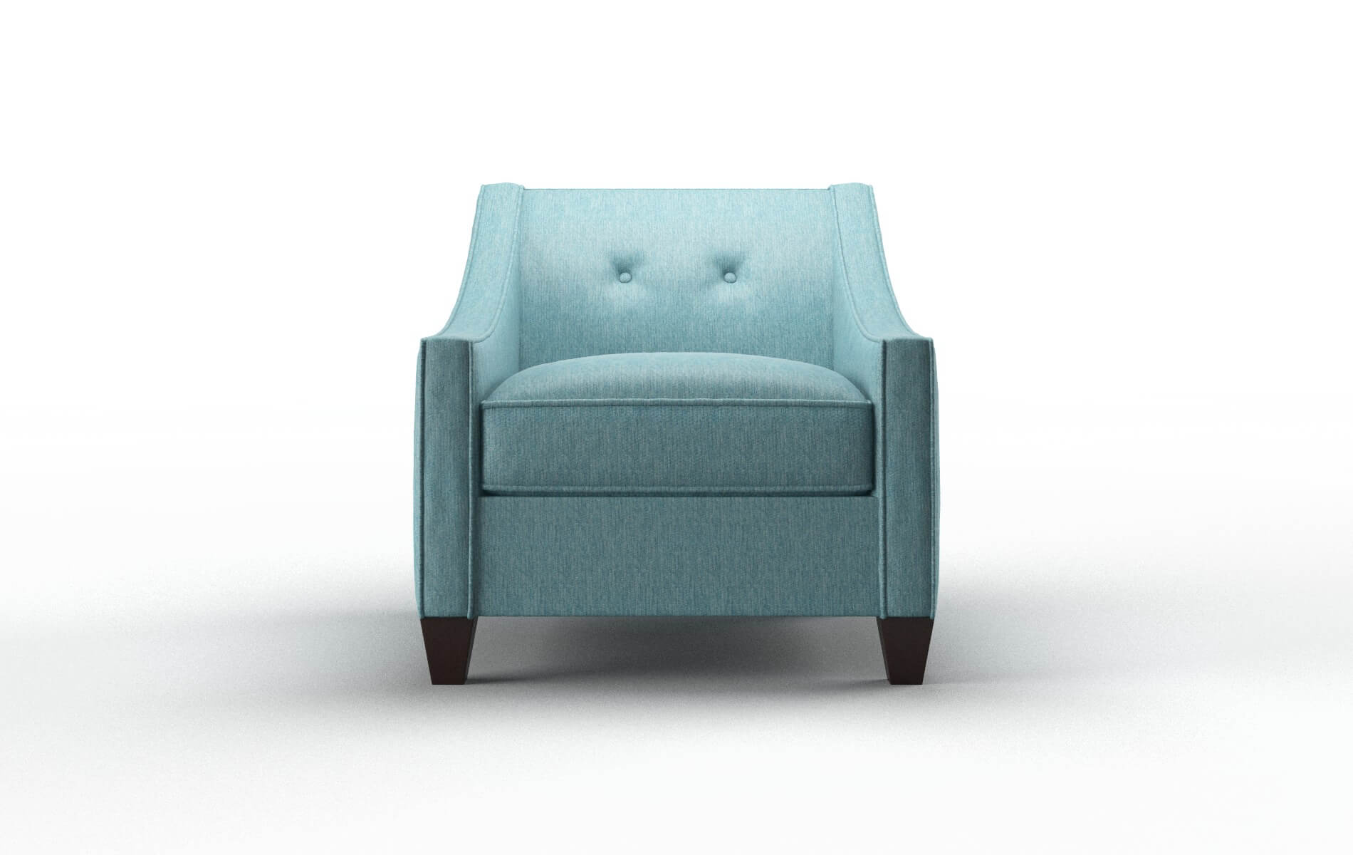 Berlin Cosmo Turquoise Chair espresso legs 1