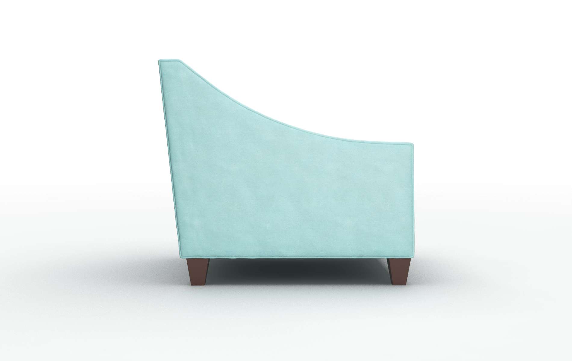 Berlin Curious Turquoise Chair espresso legs 3