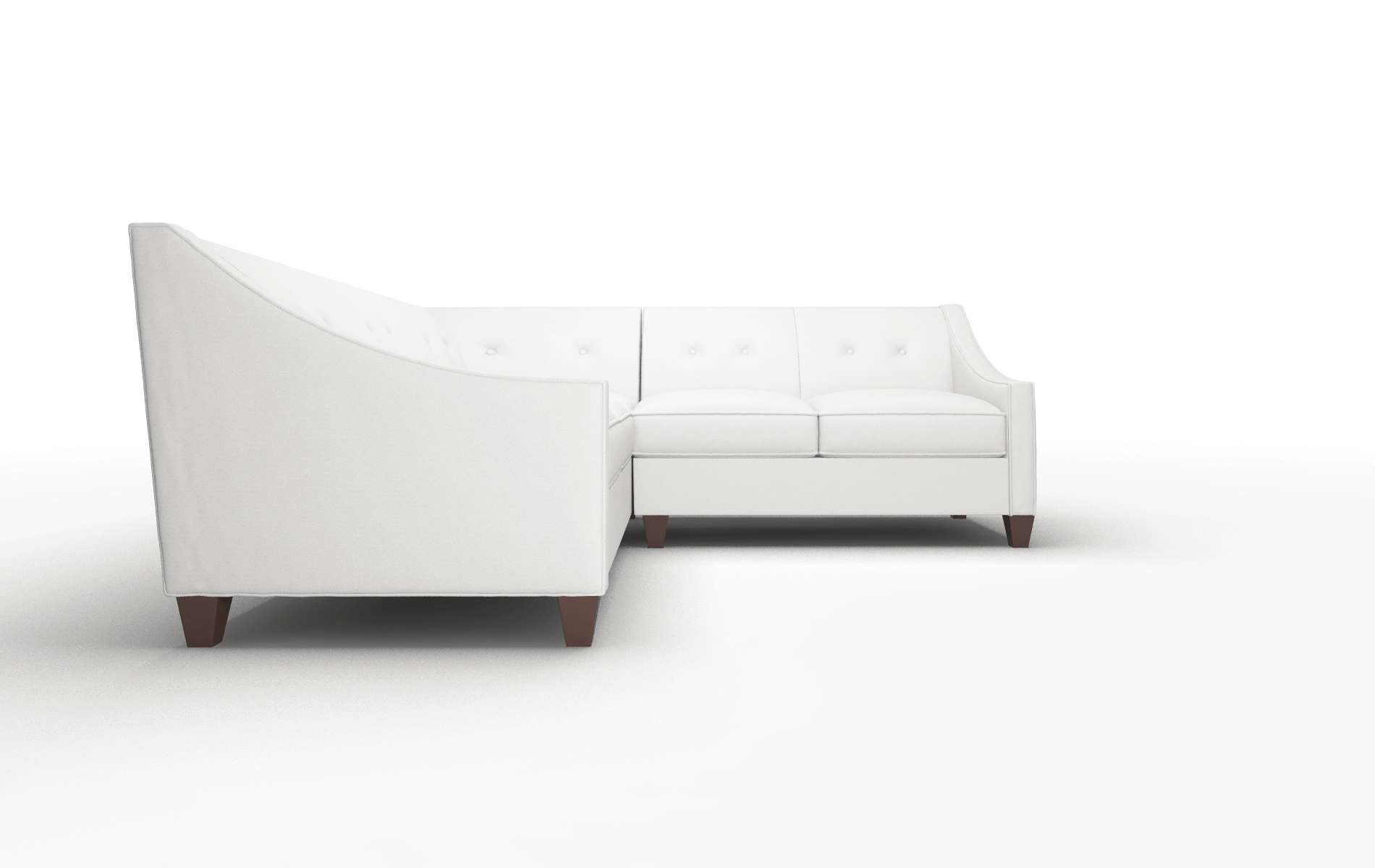Berlin Dawson Platinum Sectional espresso legs 2
