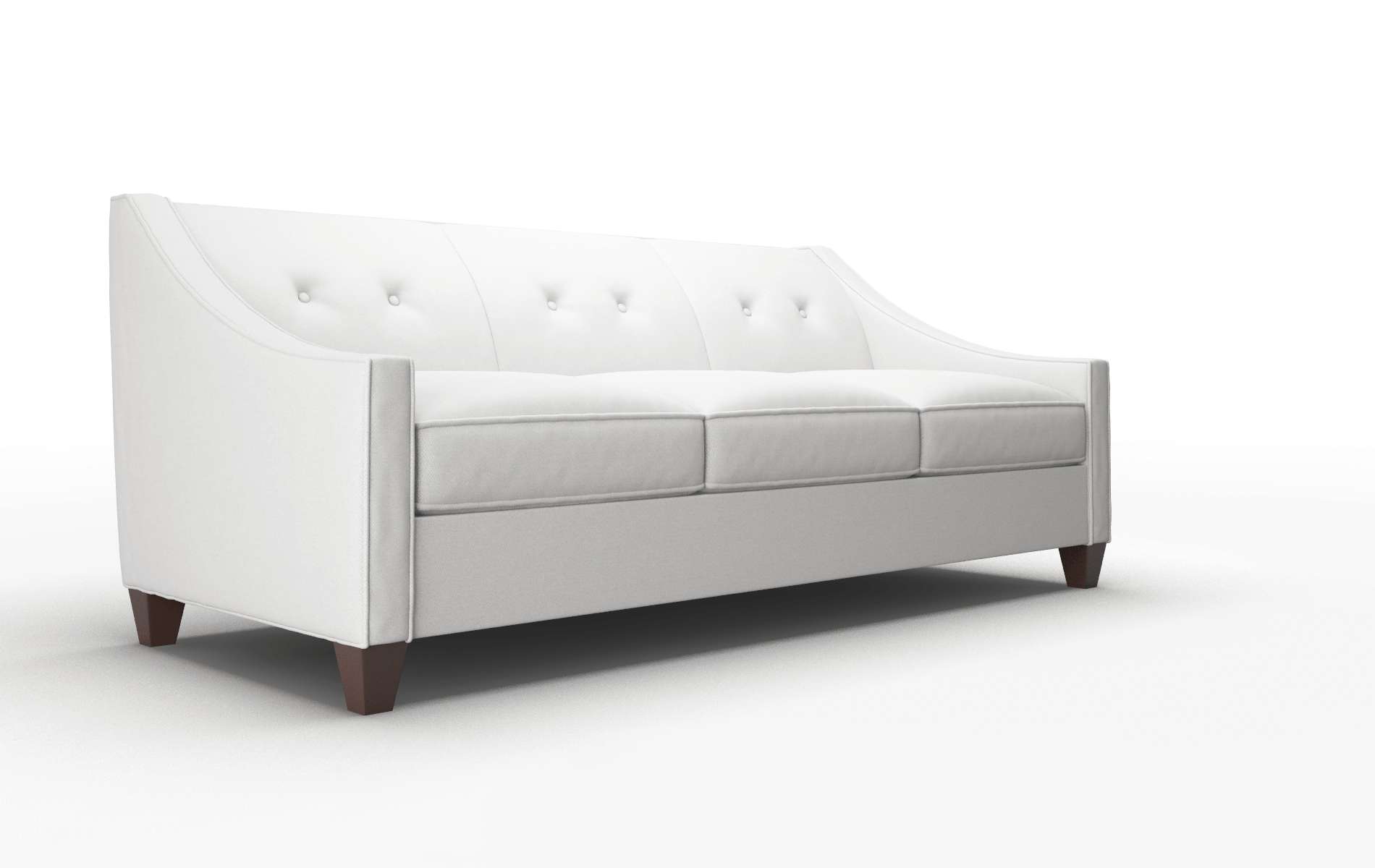 Berlin Dawson Platinum Sofa espresso legs 2