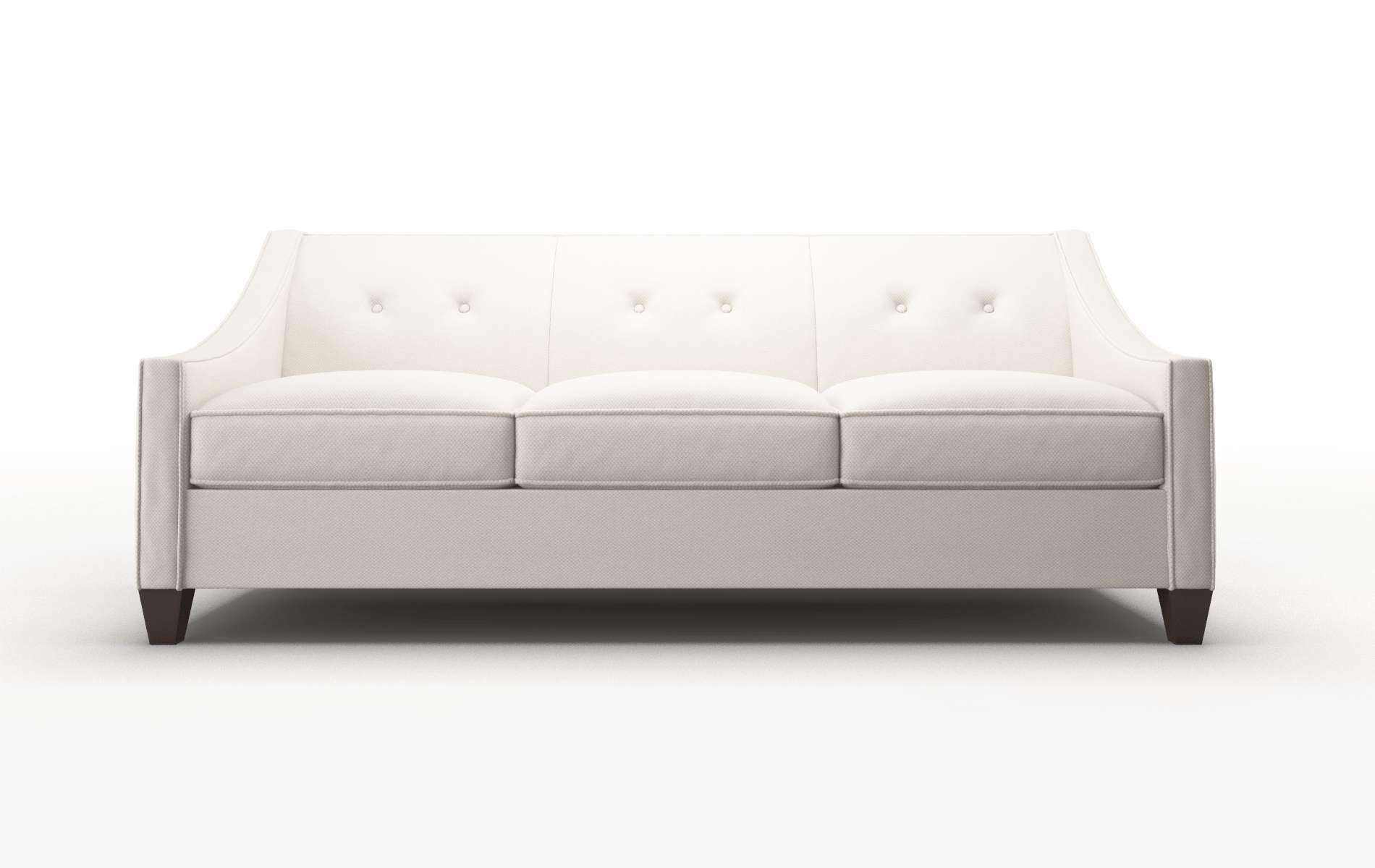 Berlin Dawson Sand Sofa espresso legs 1