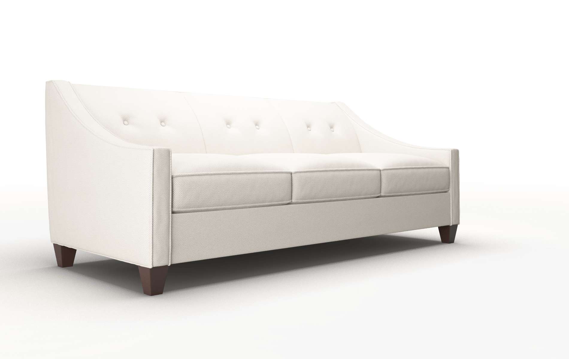 Berlin Dawson Sand Sofa espresso legs 2