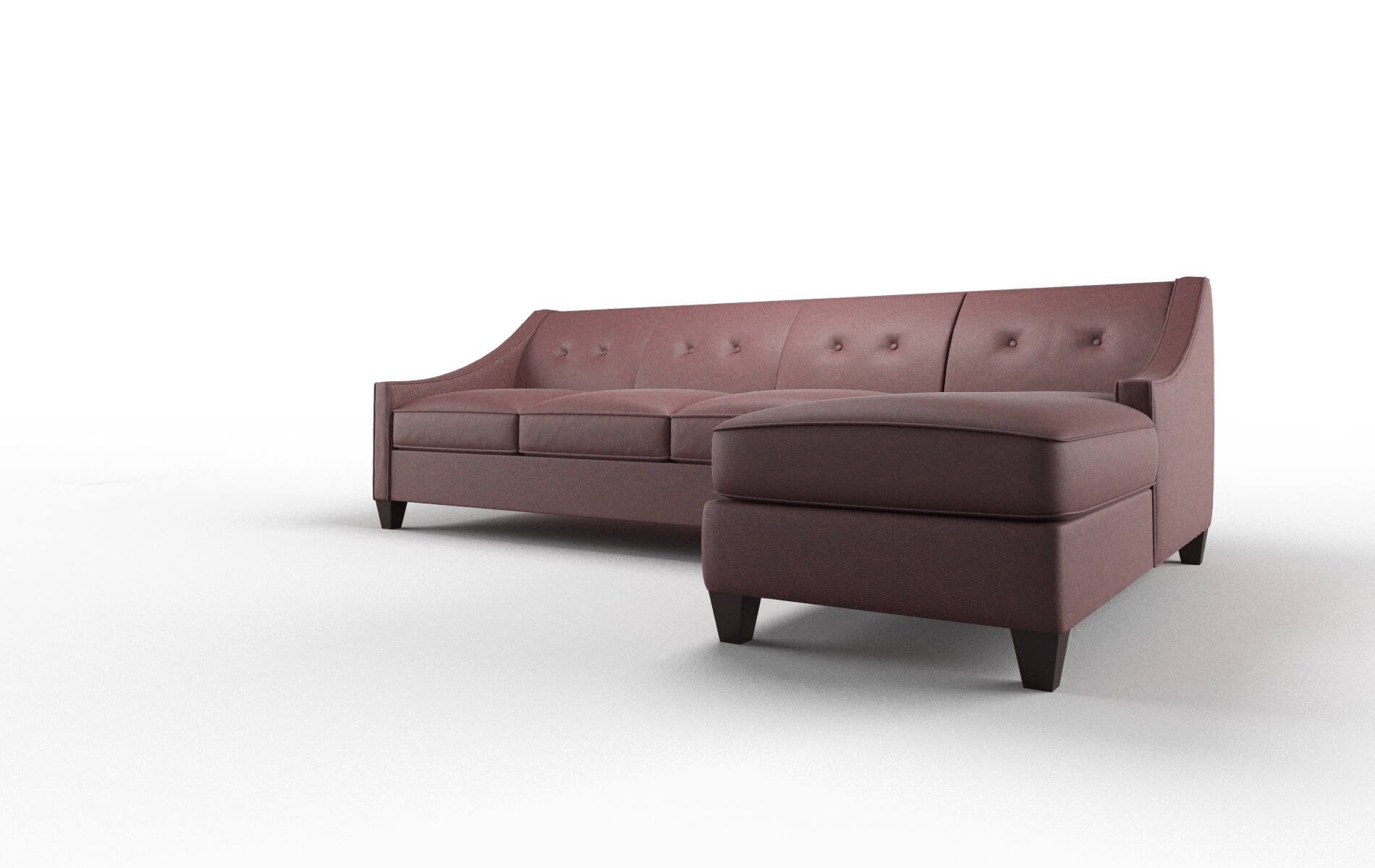 Berlin Derby Berry Panel espresso legs 4