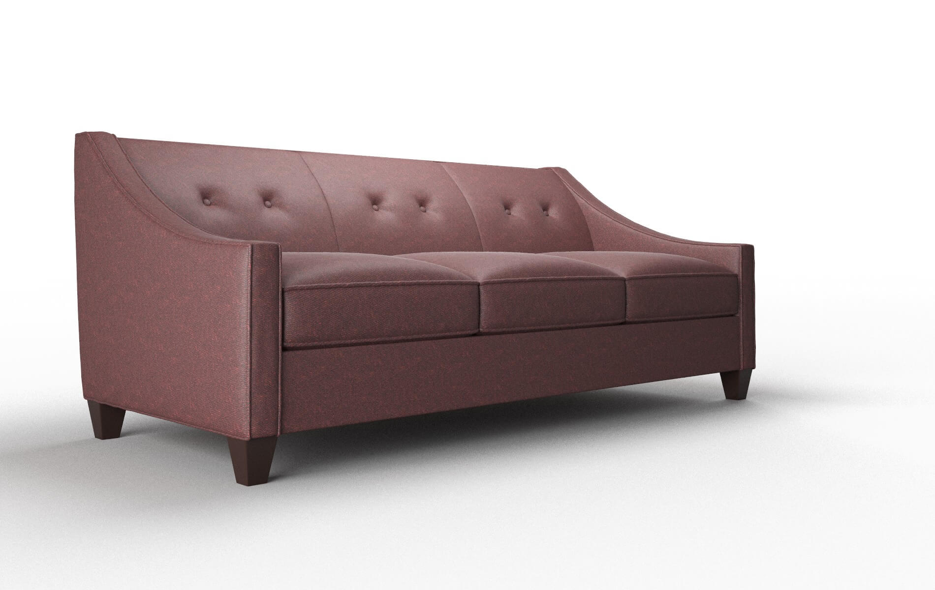 Berlin Derby Berry Sofa espresso legs 2