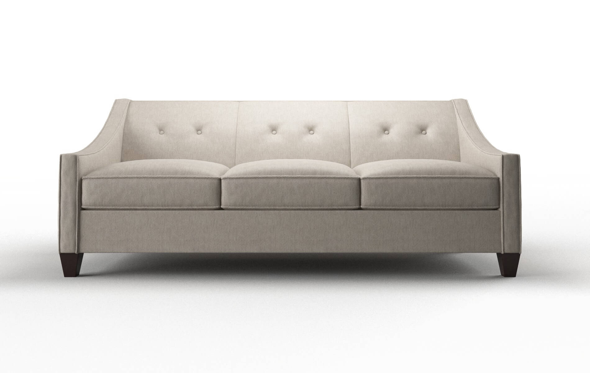 Berlin Derby linen Sofa Espresso Legs  1
