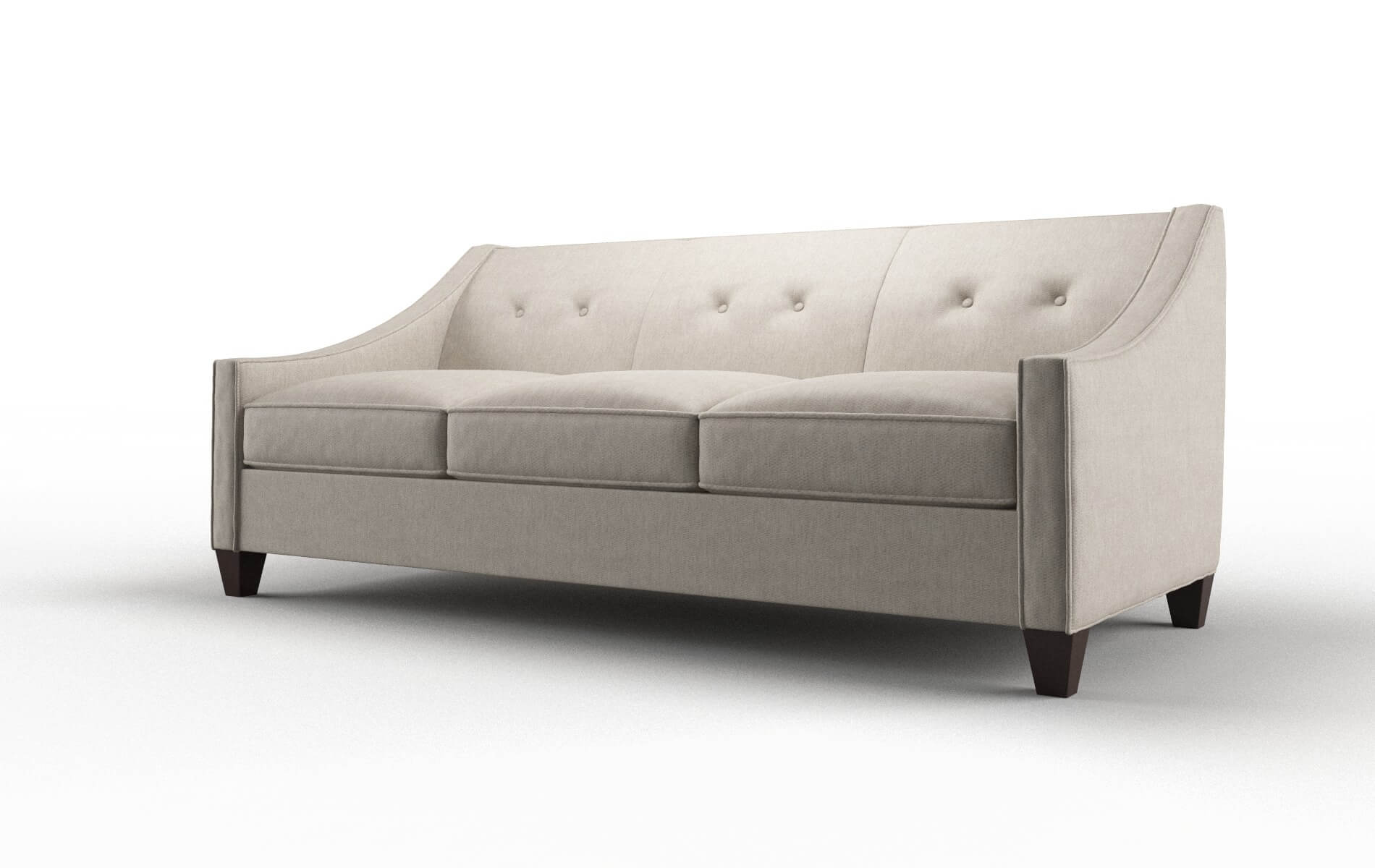 Berlin Derby Linen Sofa espresso legs 4