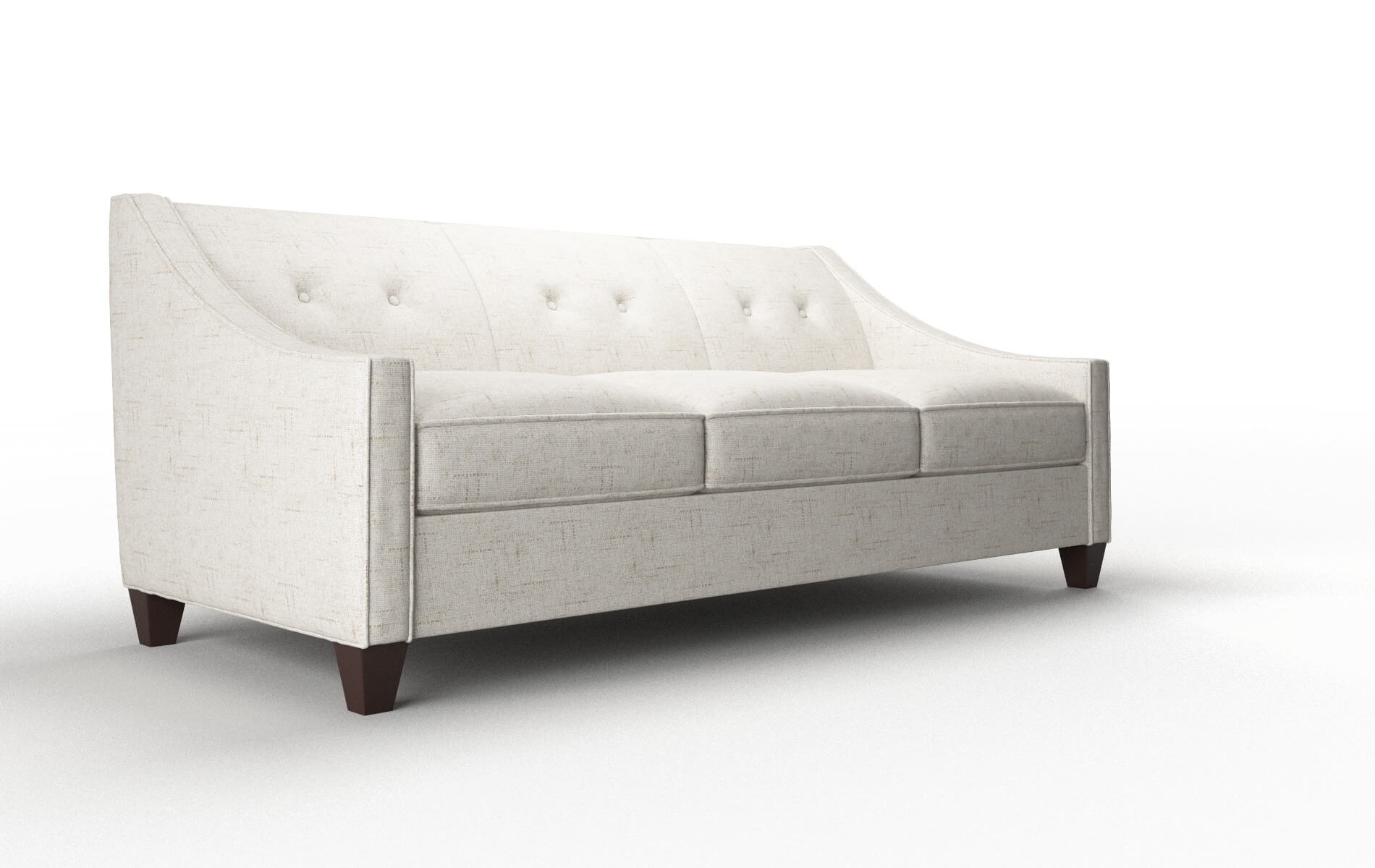 Berlin Derby Taupe Sofa espresso legs 2