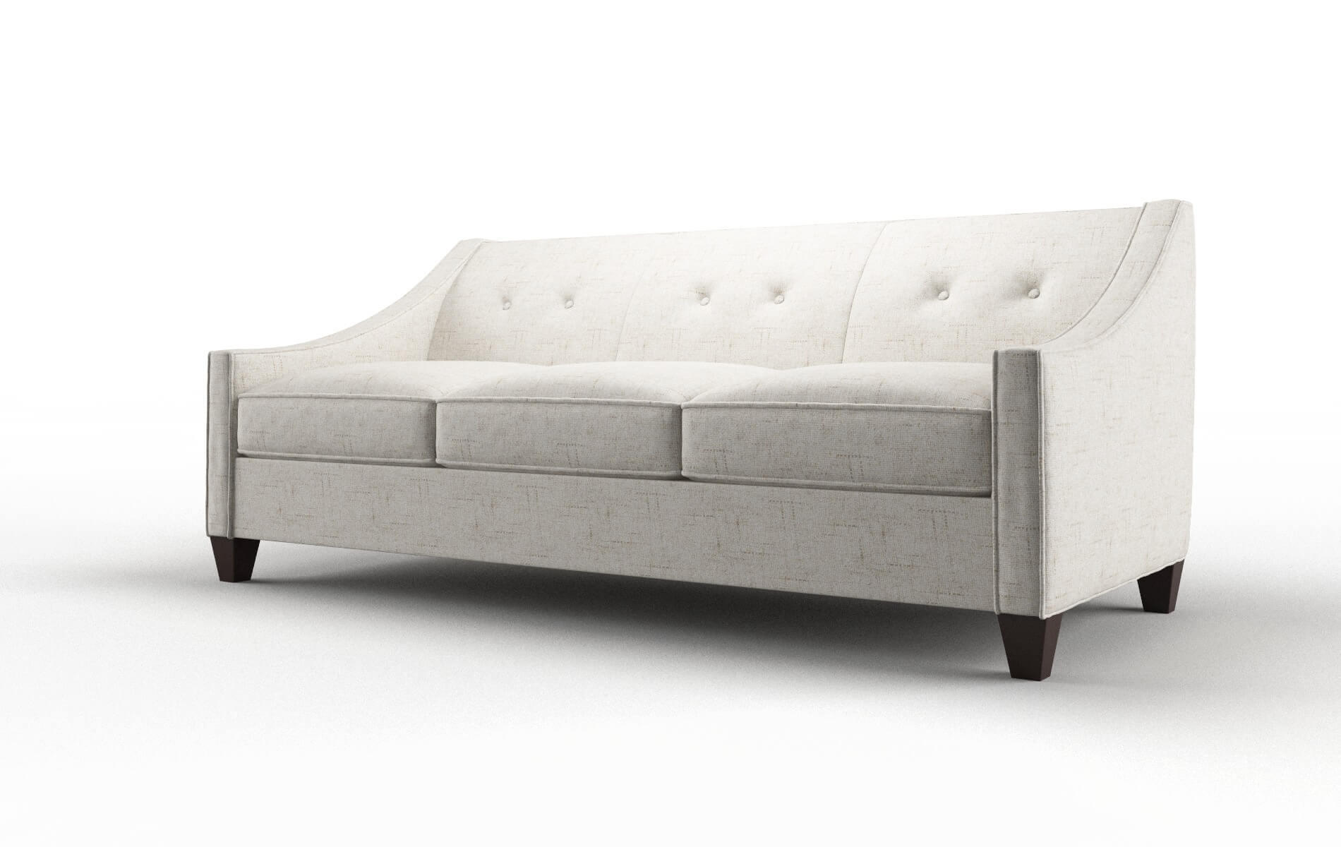 Berlin Derby Taupe Sofa espresso legs 4