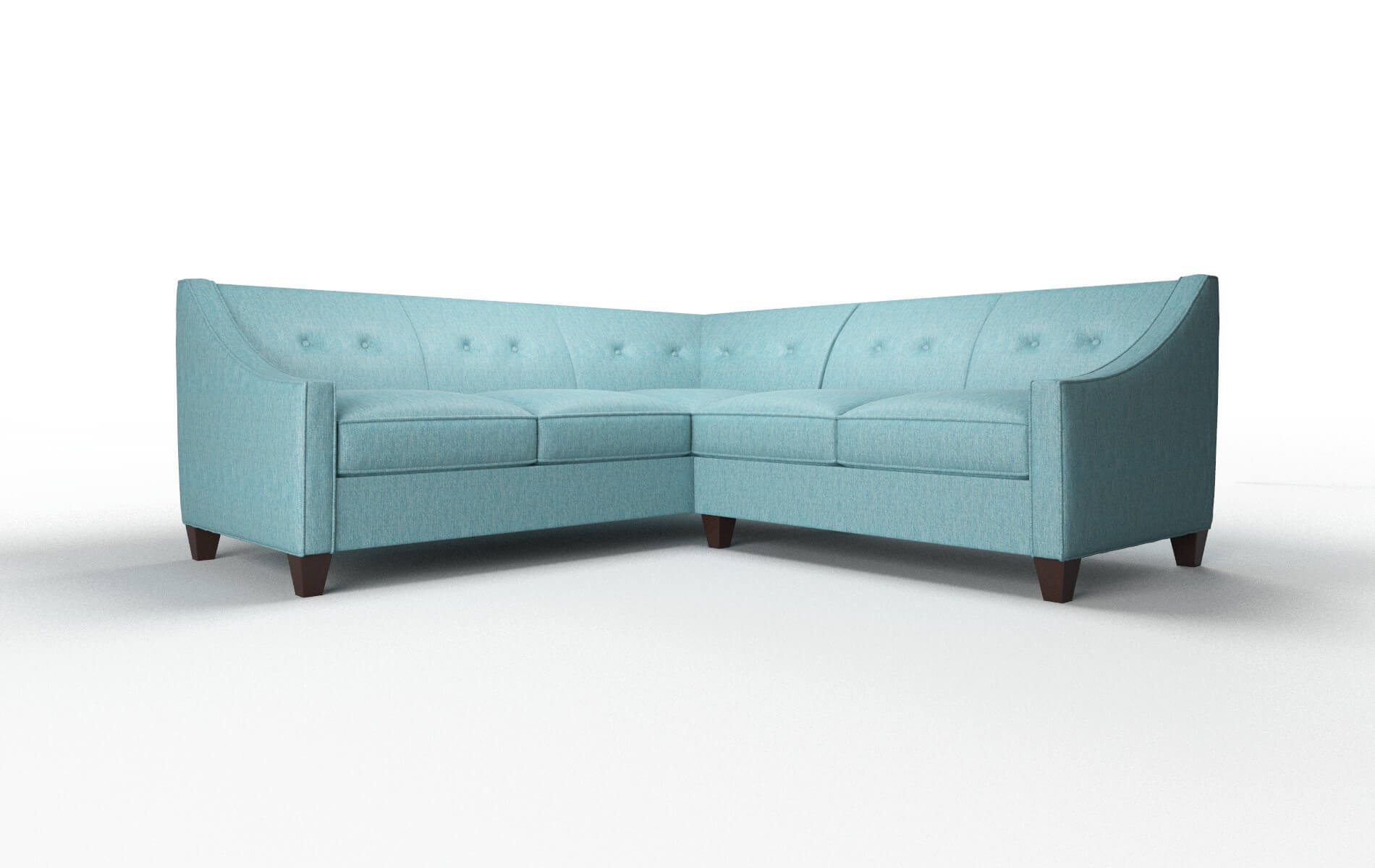 Berlin Durham Pine Sectional espresso legs 1