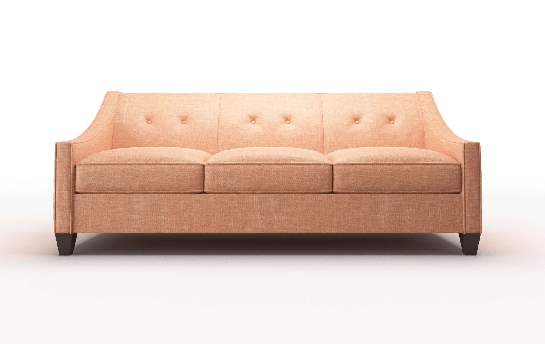 Berlin Durham Tangerine Sofa espresso legs 1