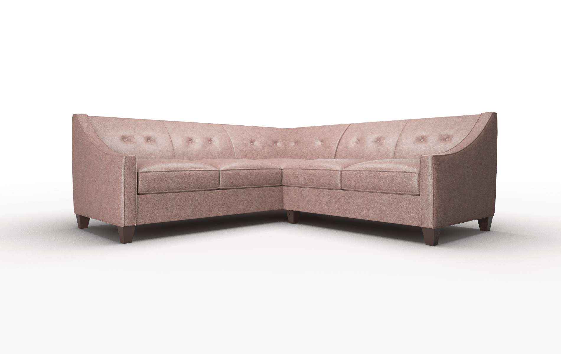 Berlin Ford Brown Sectional espresso legs 1