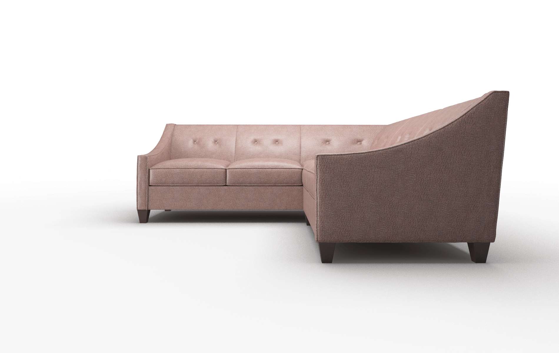 Berlin Ford Brown Sectional espresso legs 5