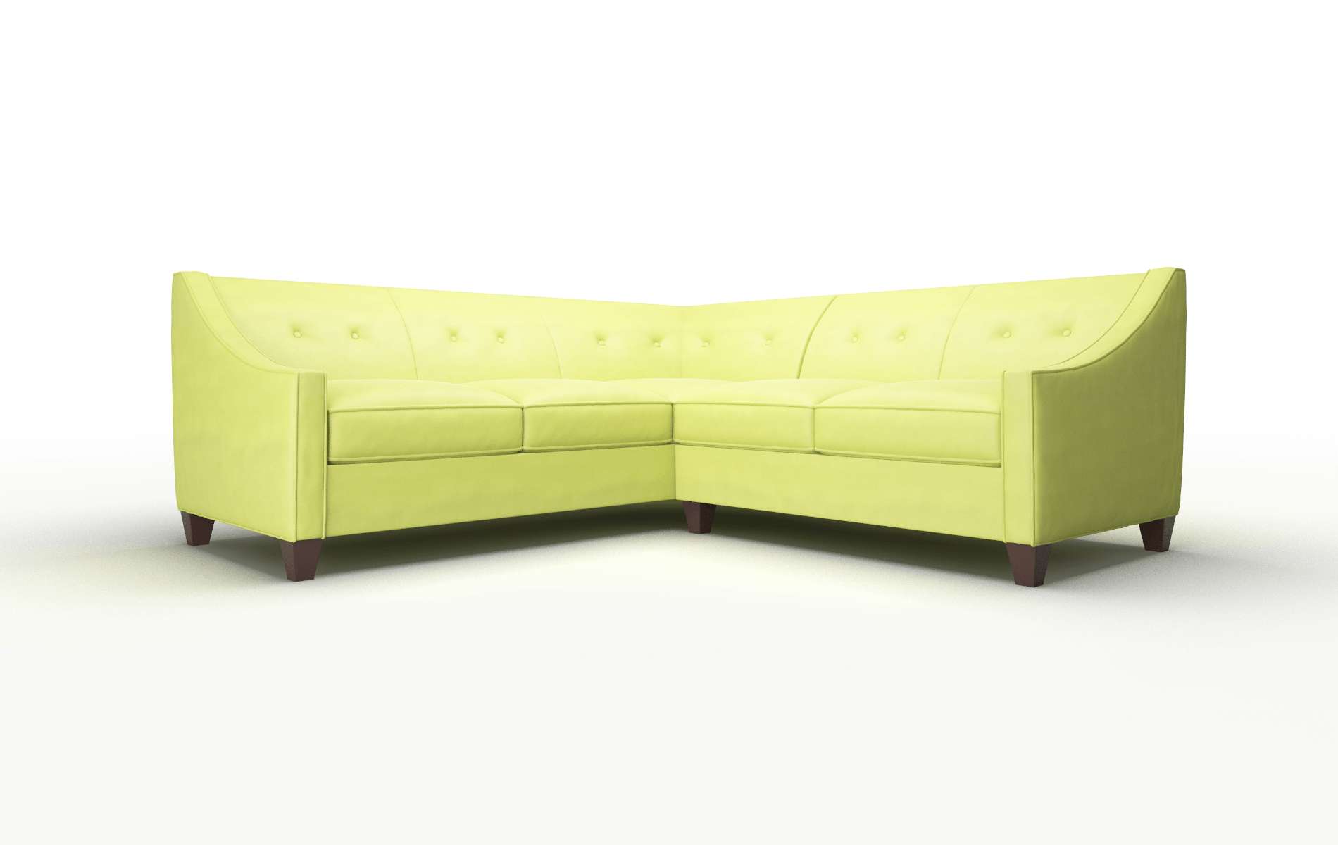 Berlin Hathaway apple Sectional Espresso Legs  1