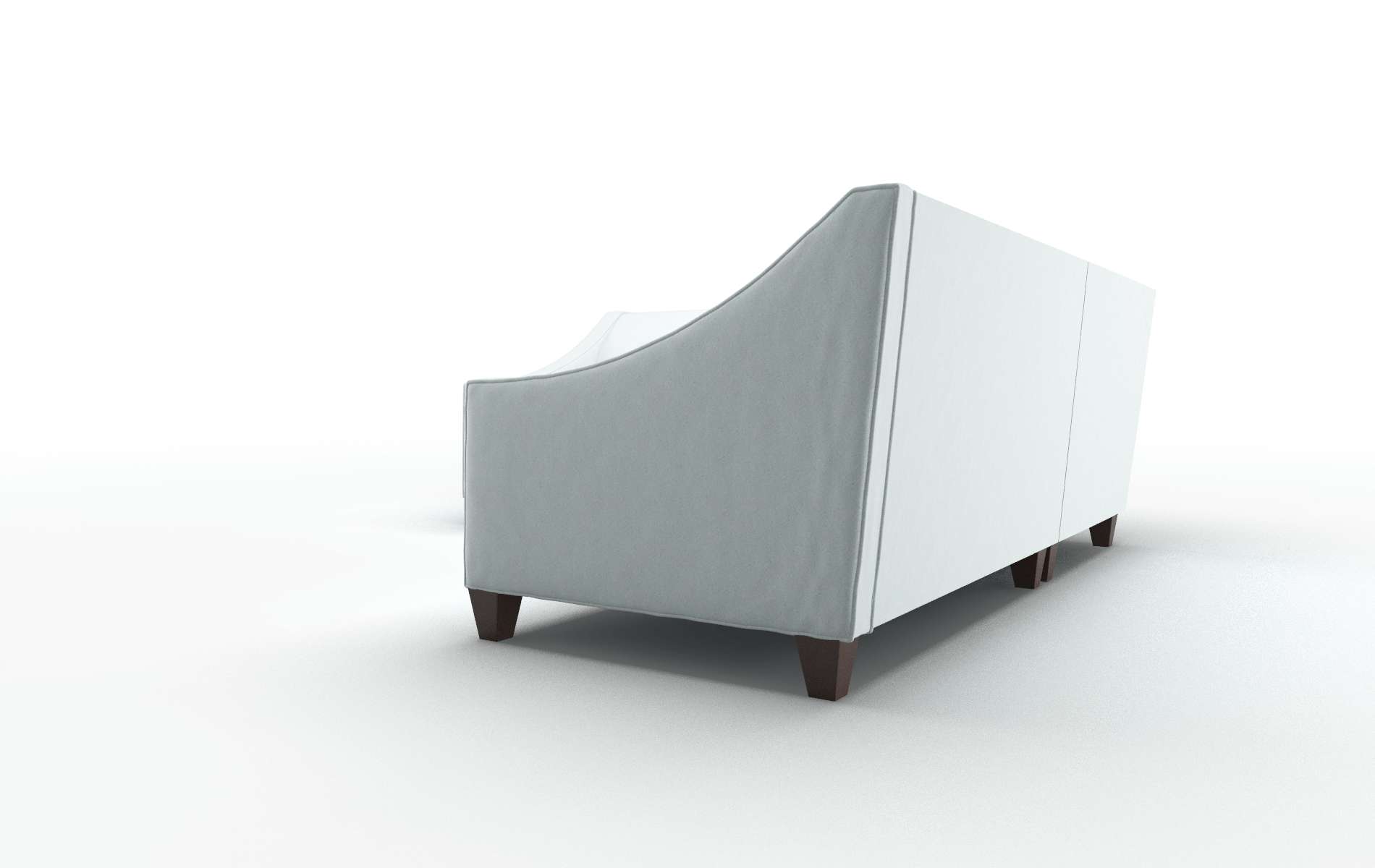 Berlin Hepburn Peridot Sectional espresso legs 4