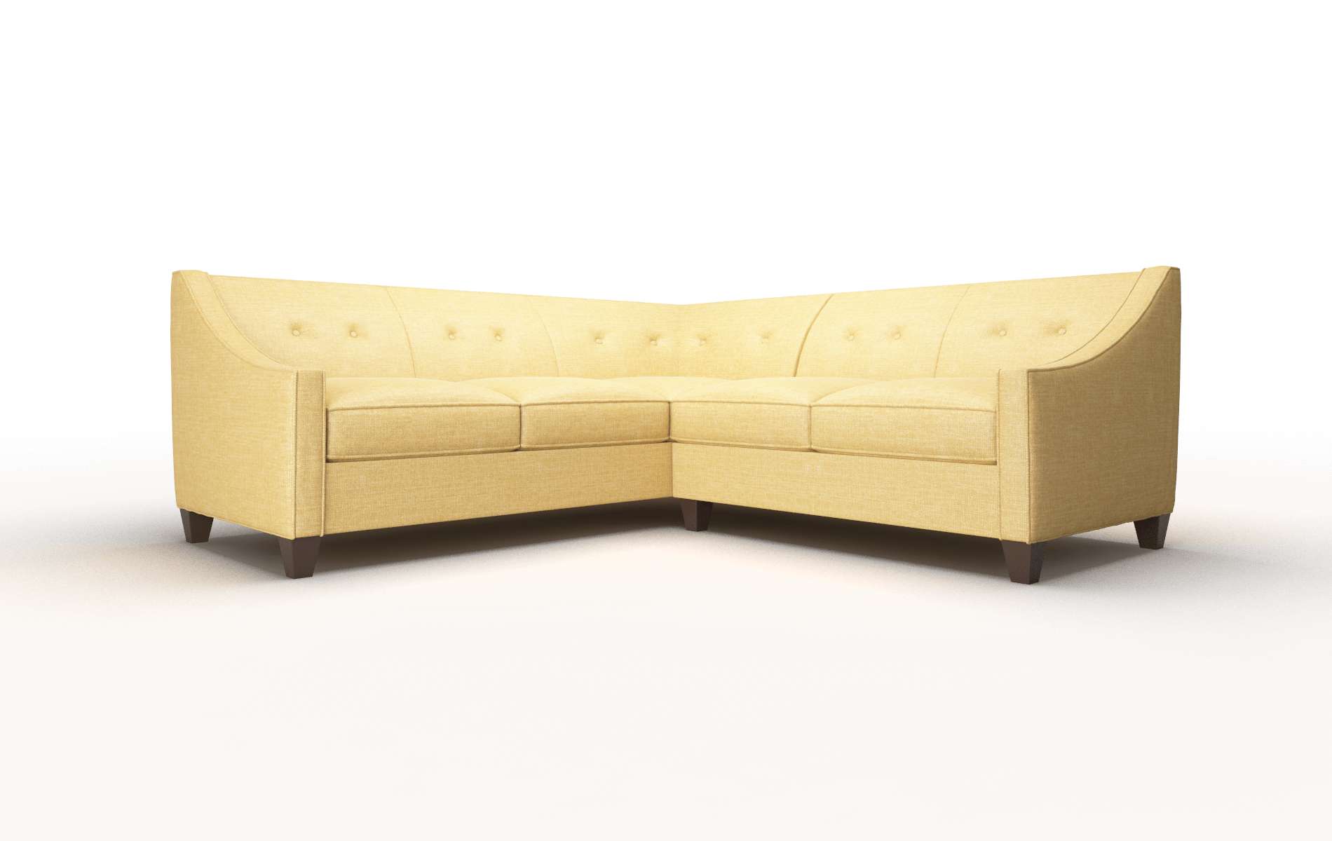 Berlin Insight Citronella Sectional espresso legs 1