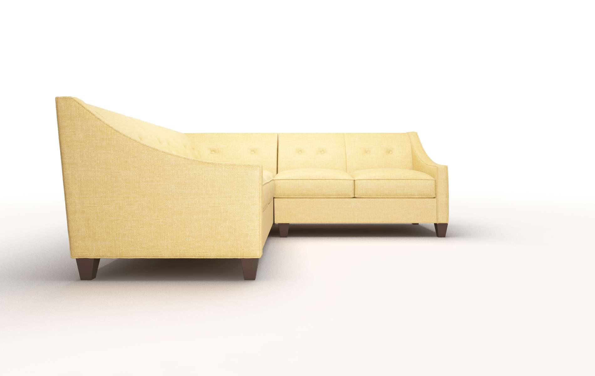 Berlin Insight Citronella Sectional espresso legs 2