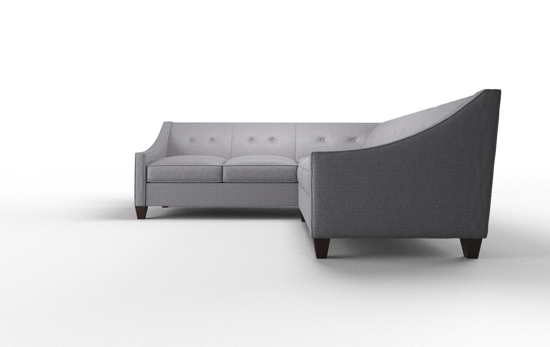Berlin Insight Denim Sectional espresso legs 5