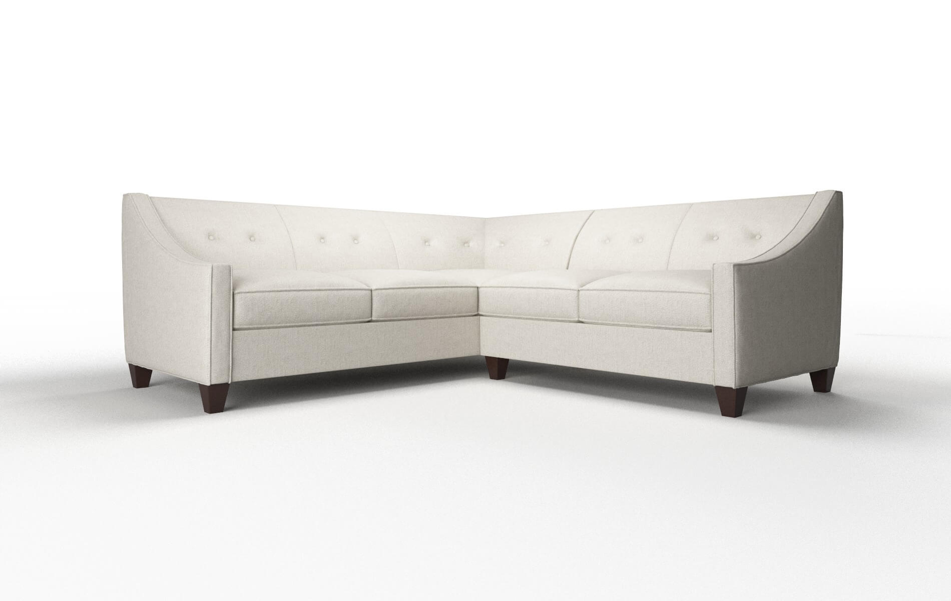 Berlin Insight Dove Sectional espresso legs 1