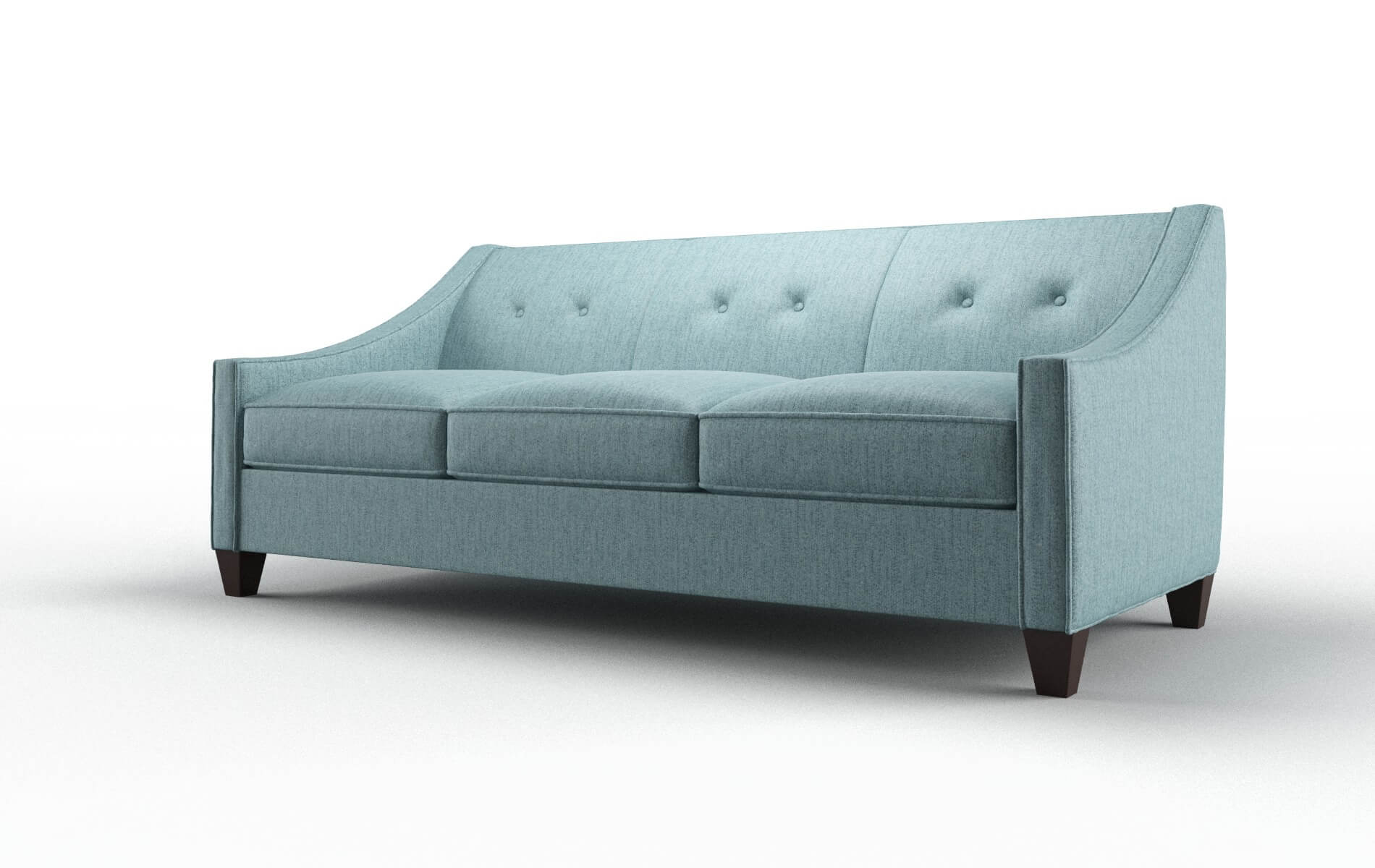 Berlin Insight Peacock Sofa espresso legs 4