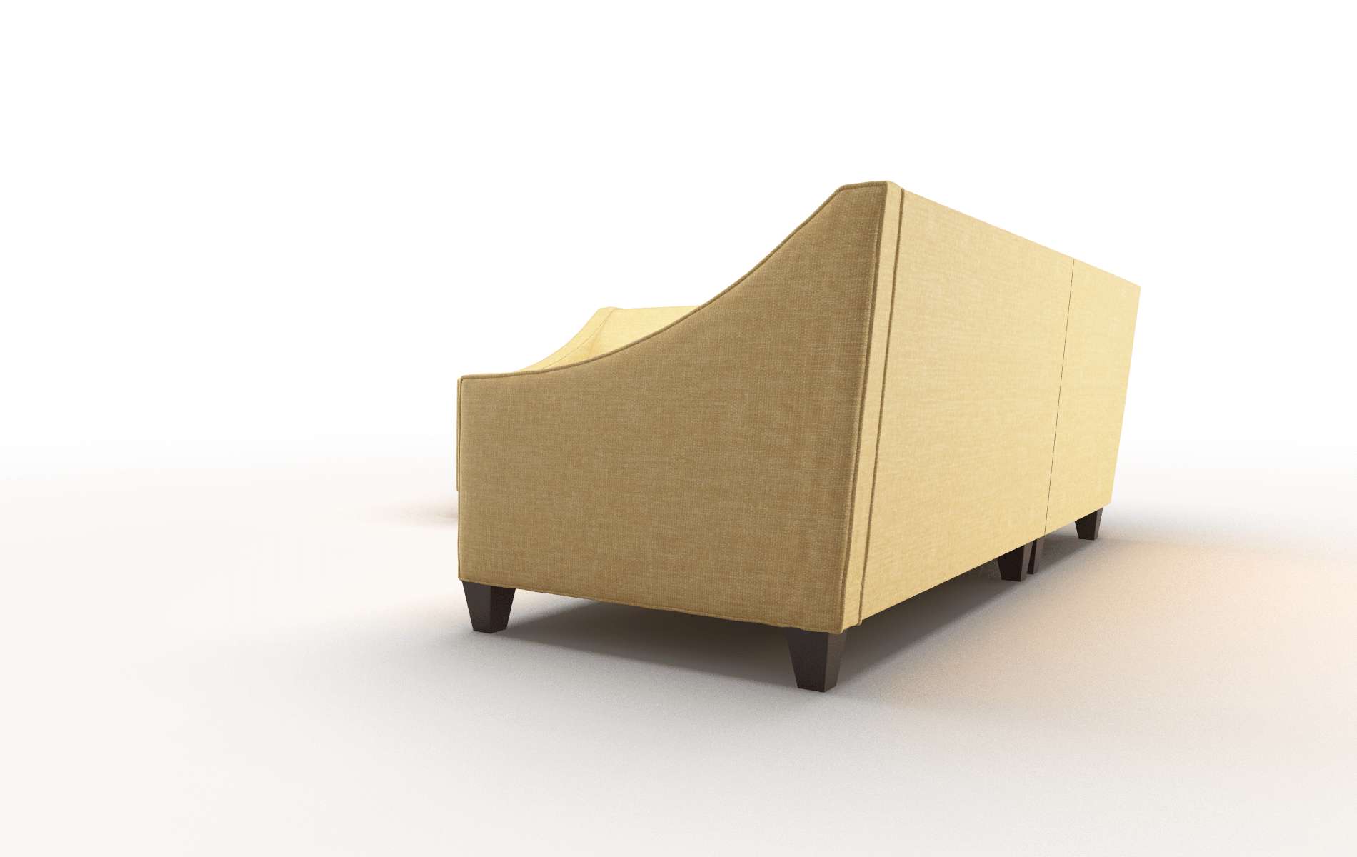 Berlin Jade 400 Sectional espresso legs 4