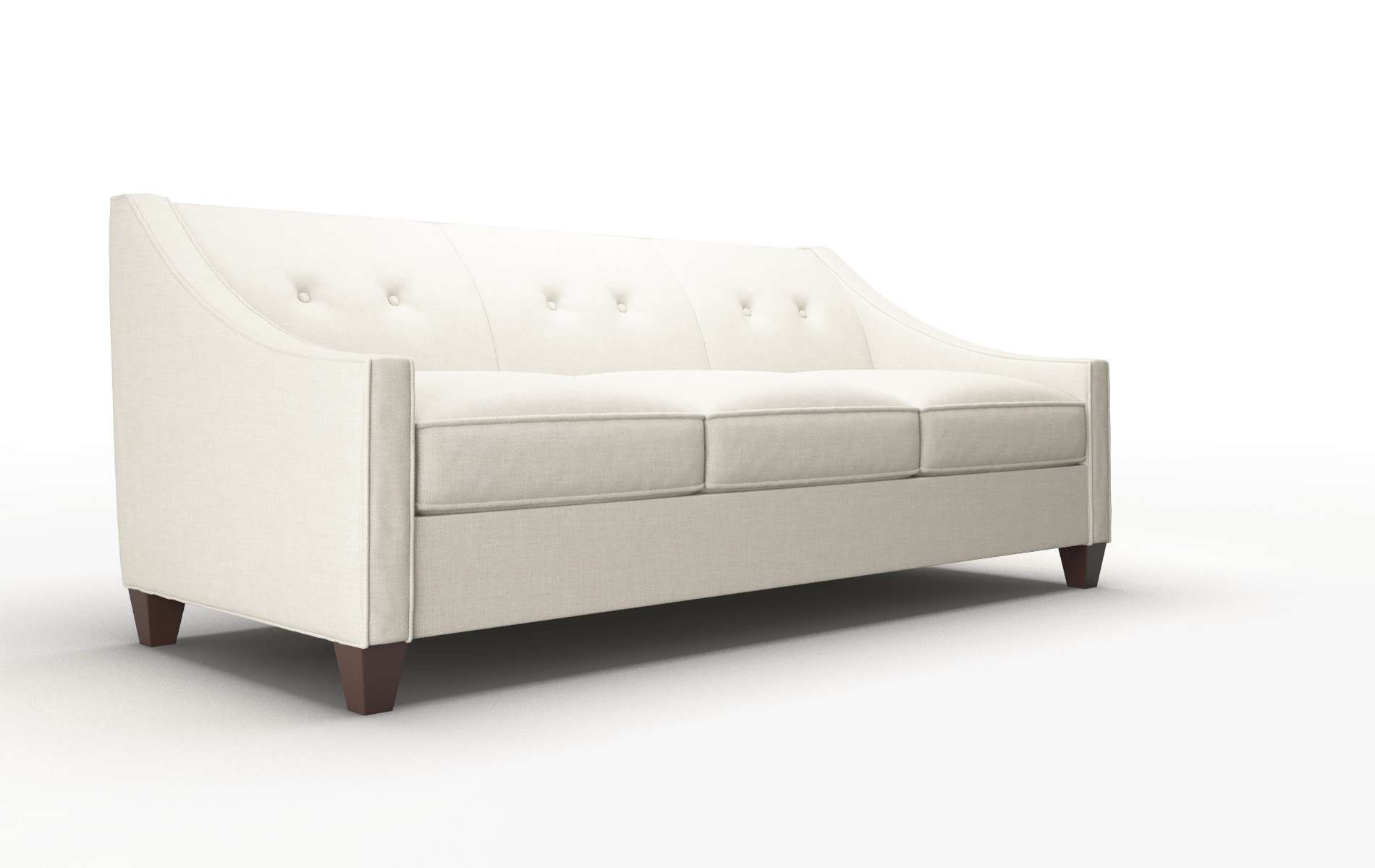 Berlin Keylargo Almond Sofa espresso legs 2