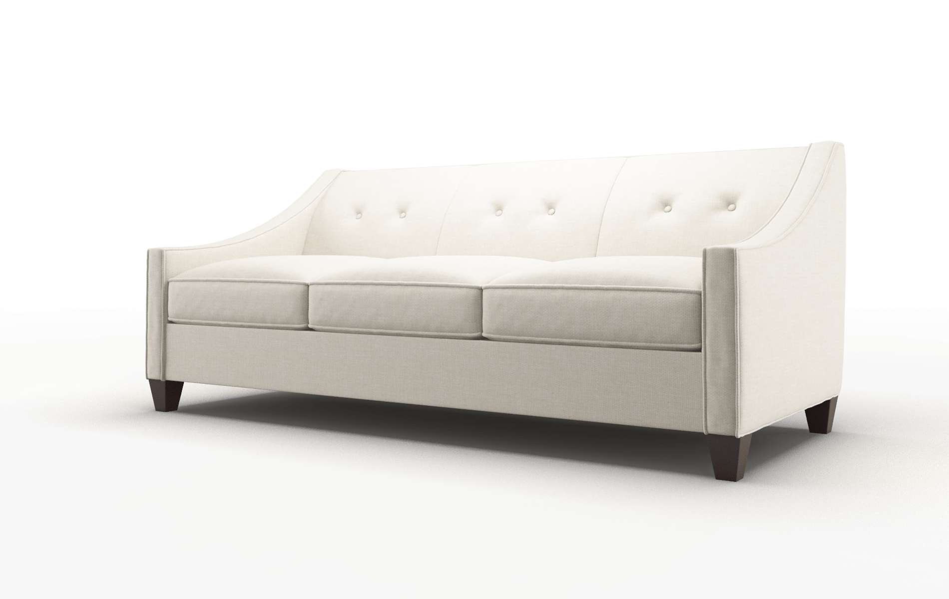 Berlin Keylargo Almond Sofa espresso legs 4