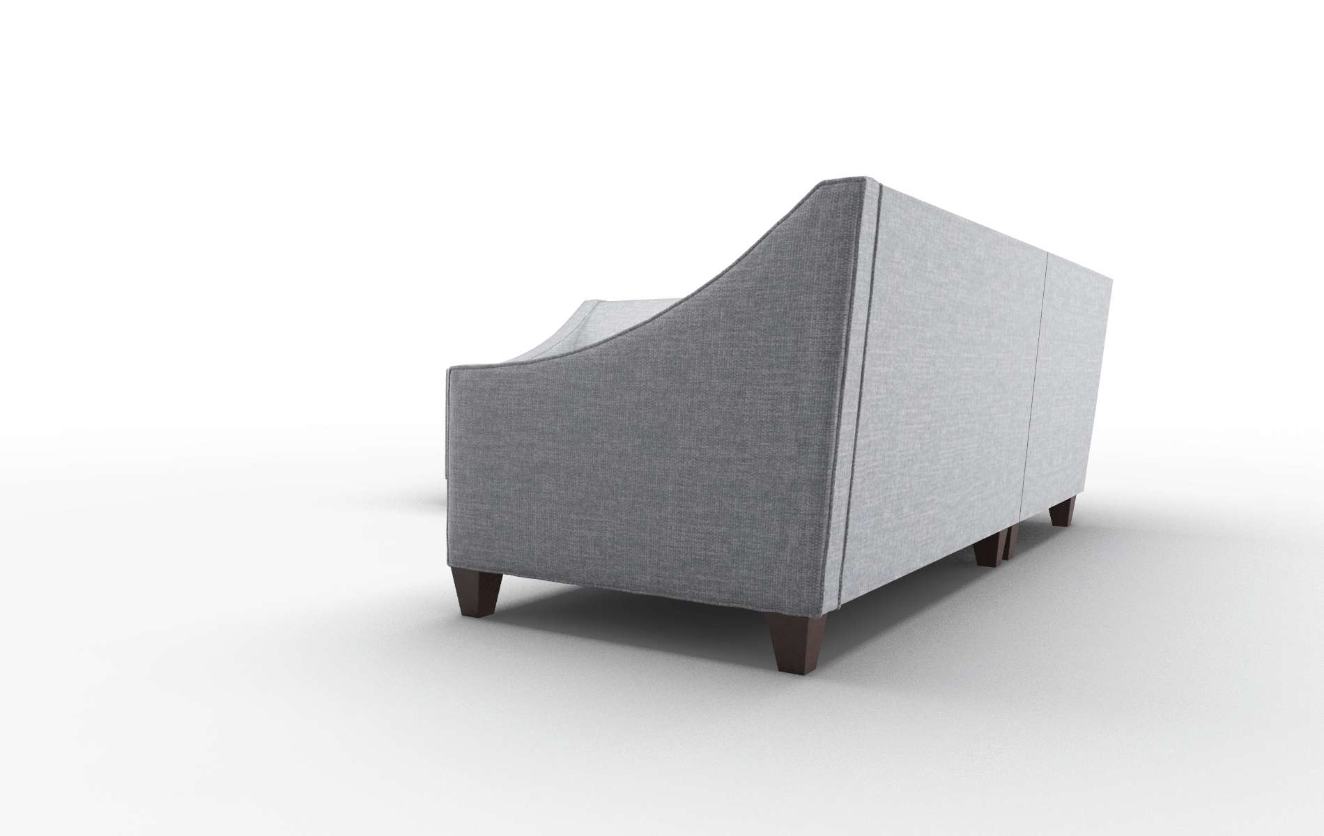 Berlin Keylargo Ash Sectional espresso legs 4