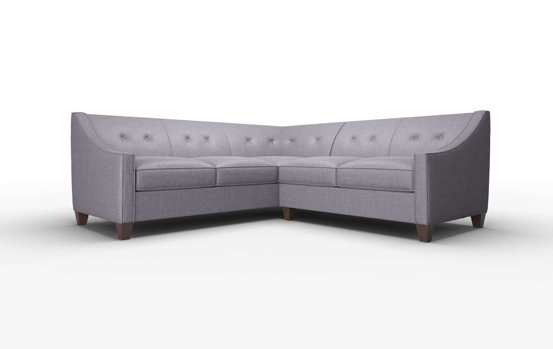 Berlin Keylargo Grape Sectional espresso legs 1