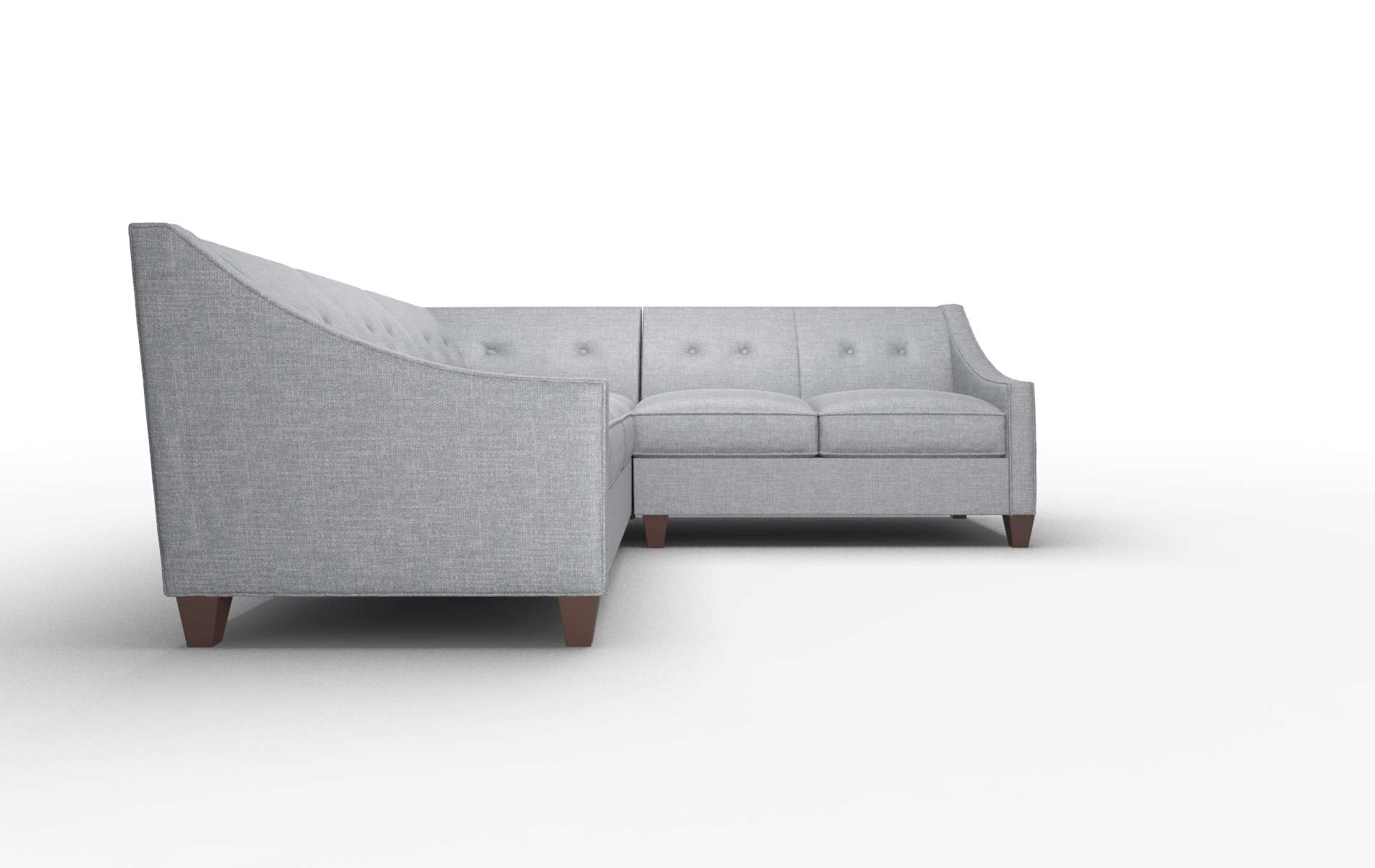 Berlin Keylargo Graphite Sectional espresso legs 2