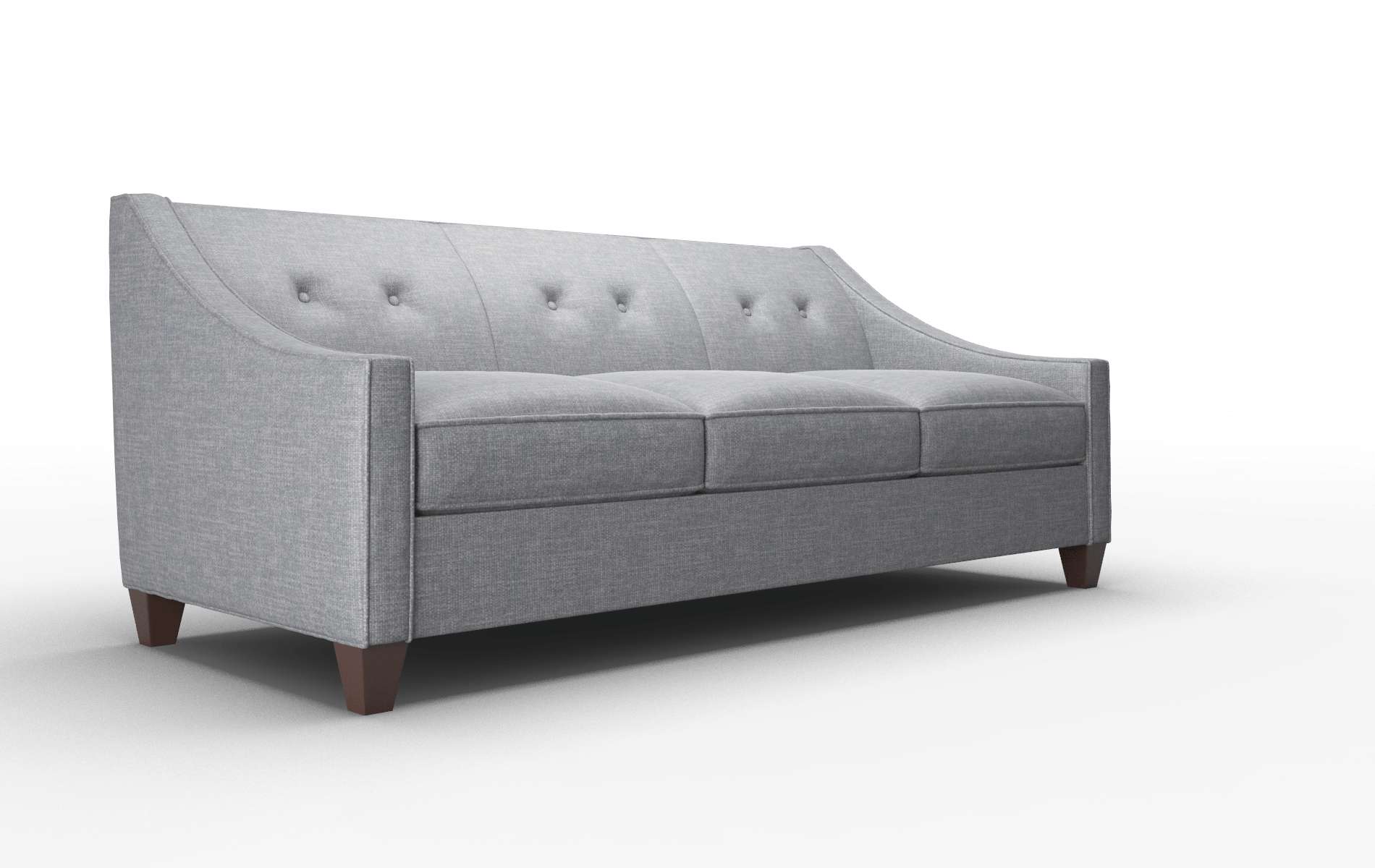 Berlin Keylargo Graphite Sofa espresso legs 2