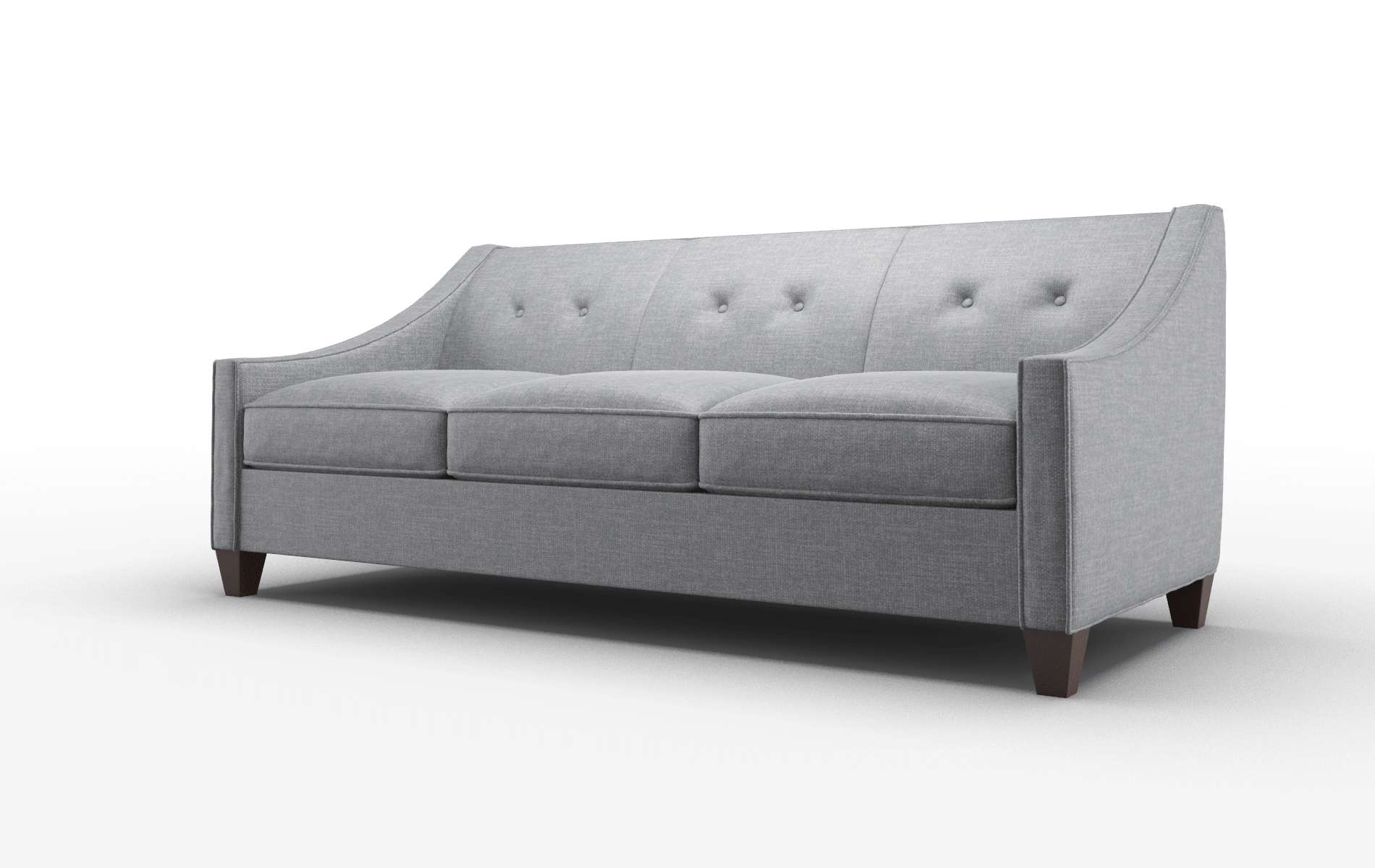 Berlin Keylargo Graphite Sofa espresso legs 4