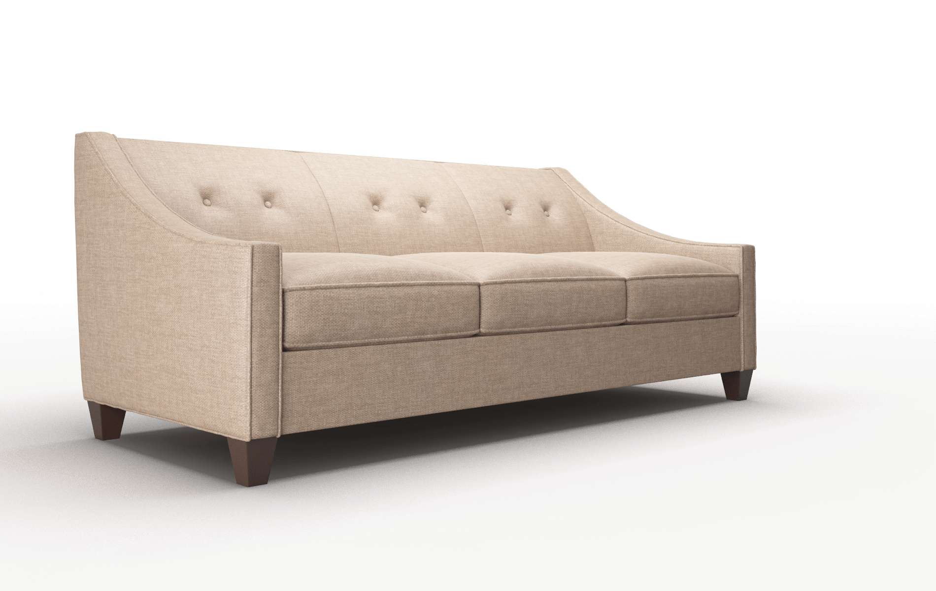 Berlin Keylargo Mink Sofa espresso legs 2