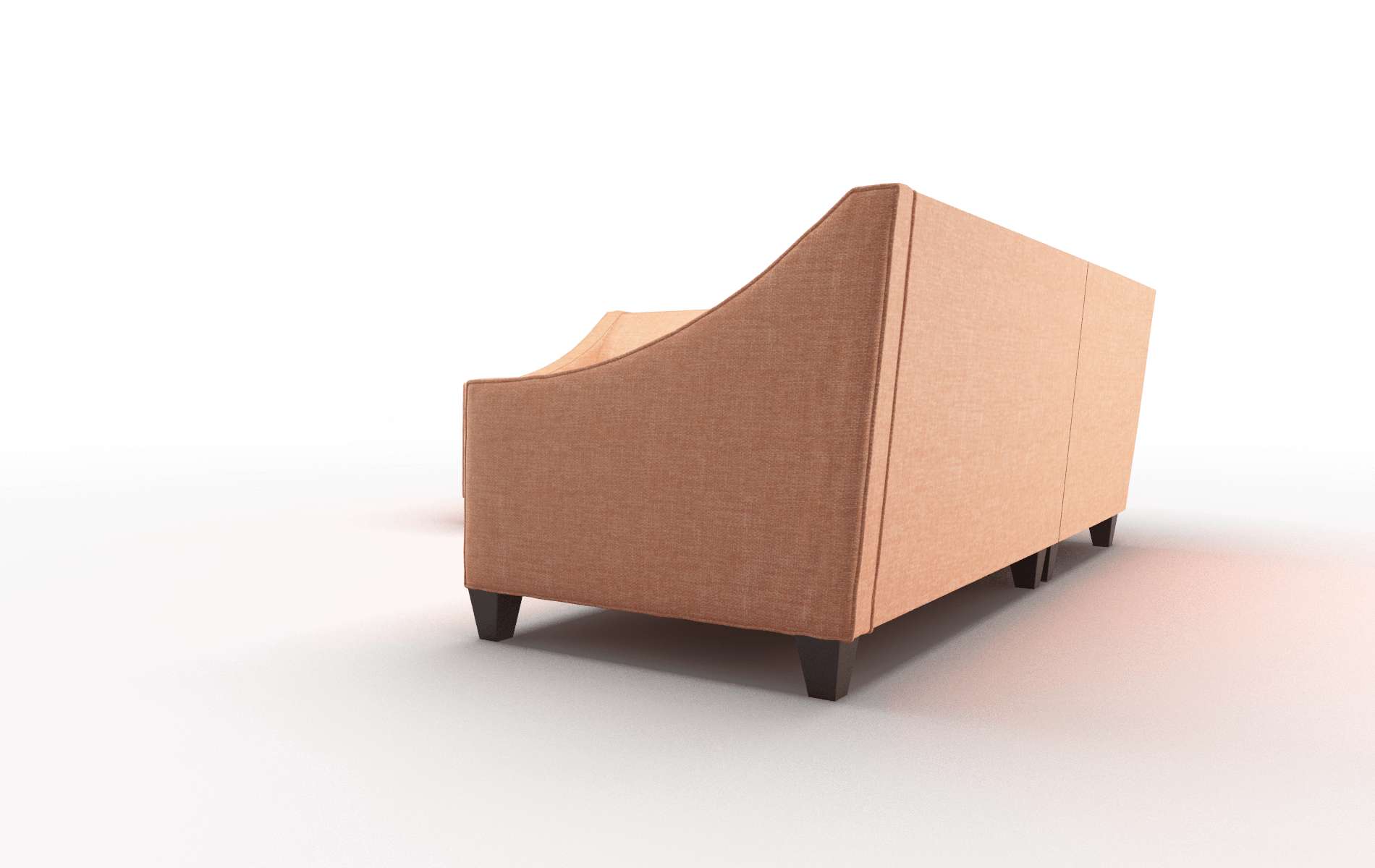 Berlin Keylargo Terracotta Sectional espresso legs 4