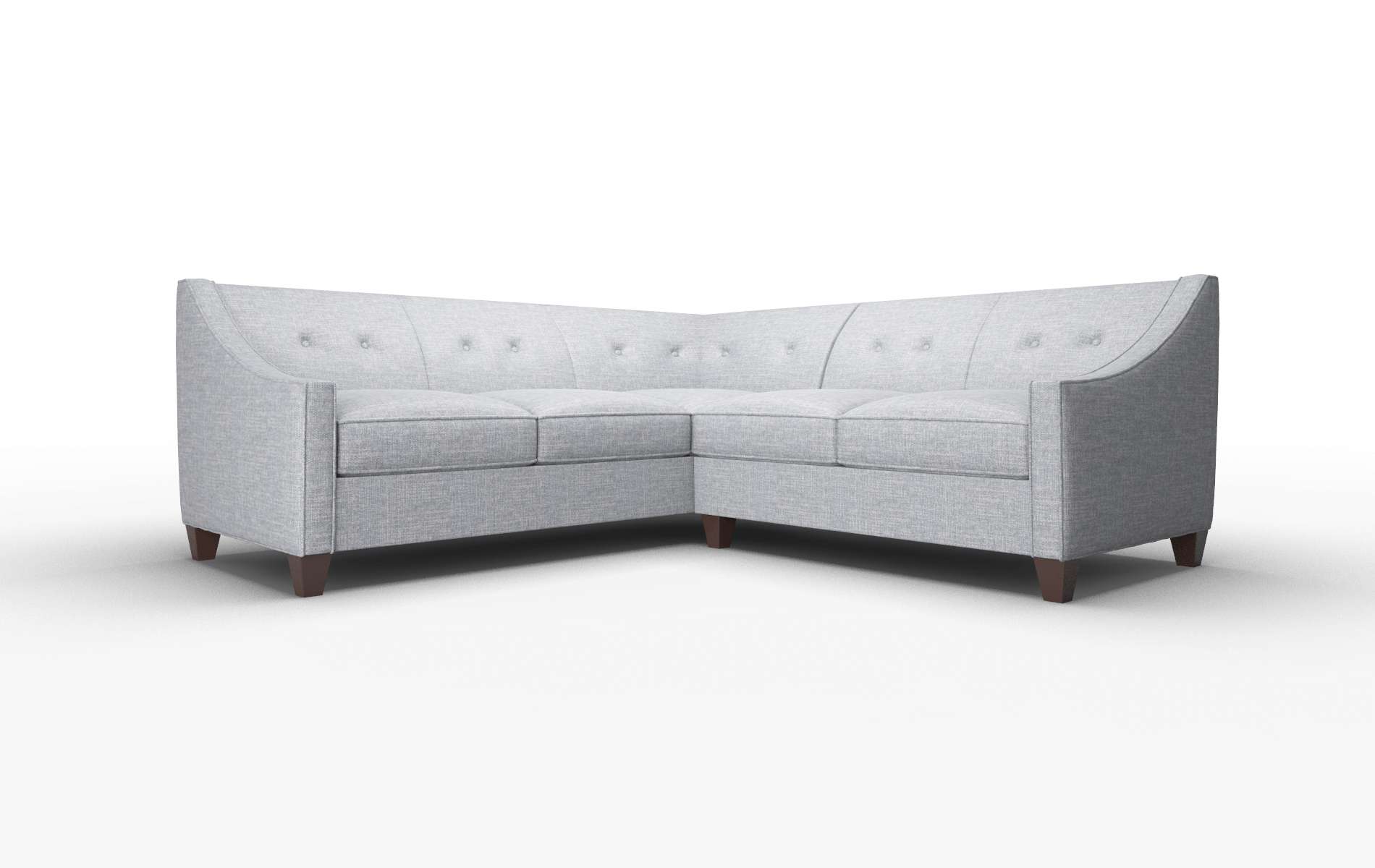 Berlin Lana Ash Sectional espresso legs 1