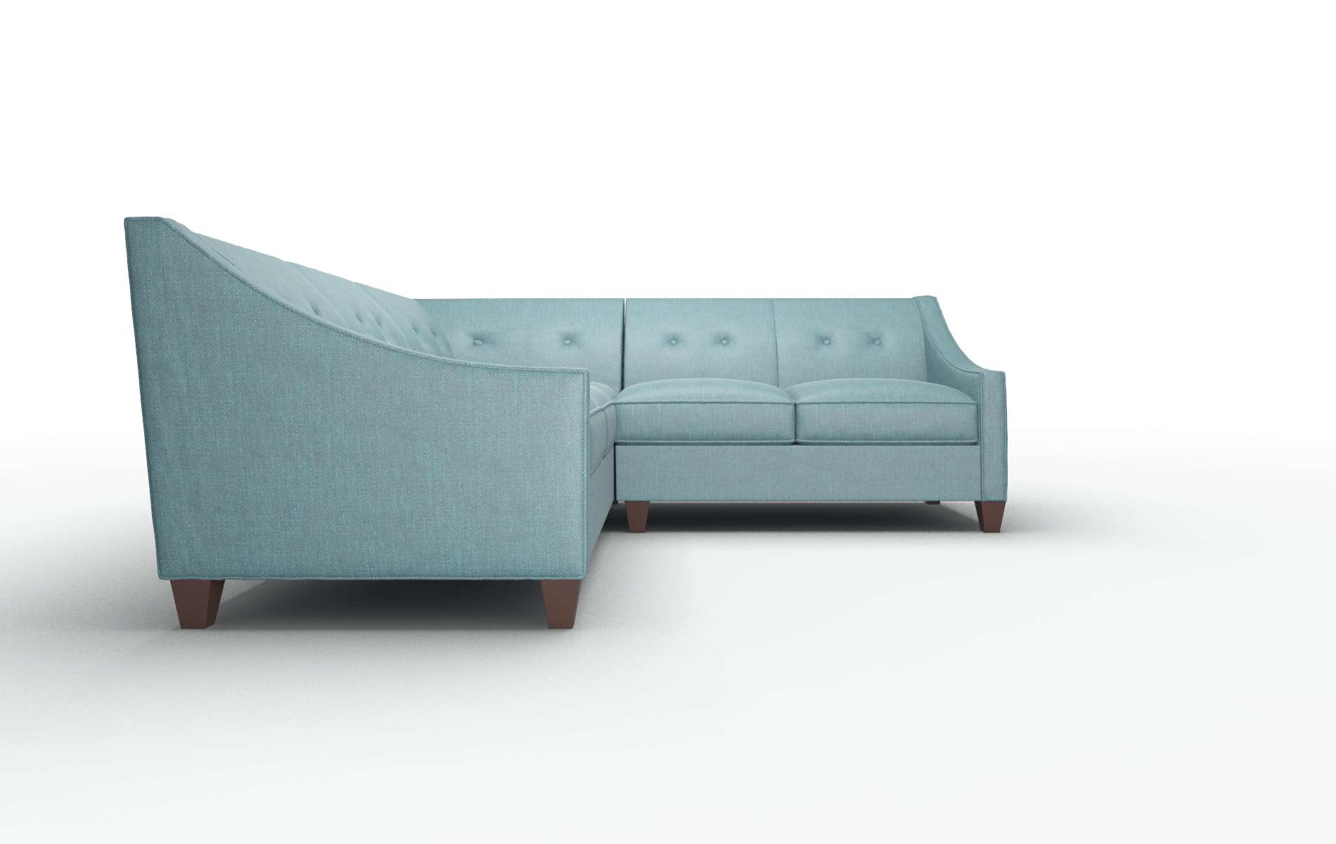 Berlin Lana Eclipse Sectional espresso legs 2