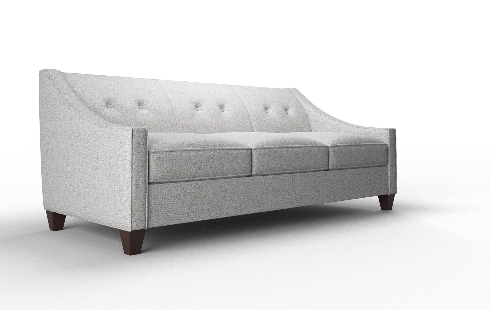 Berlin Malibu Dove Sofa espresso legs 2