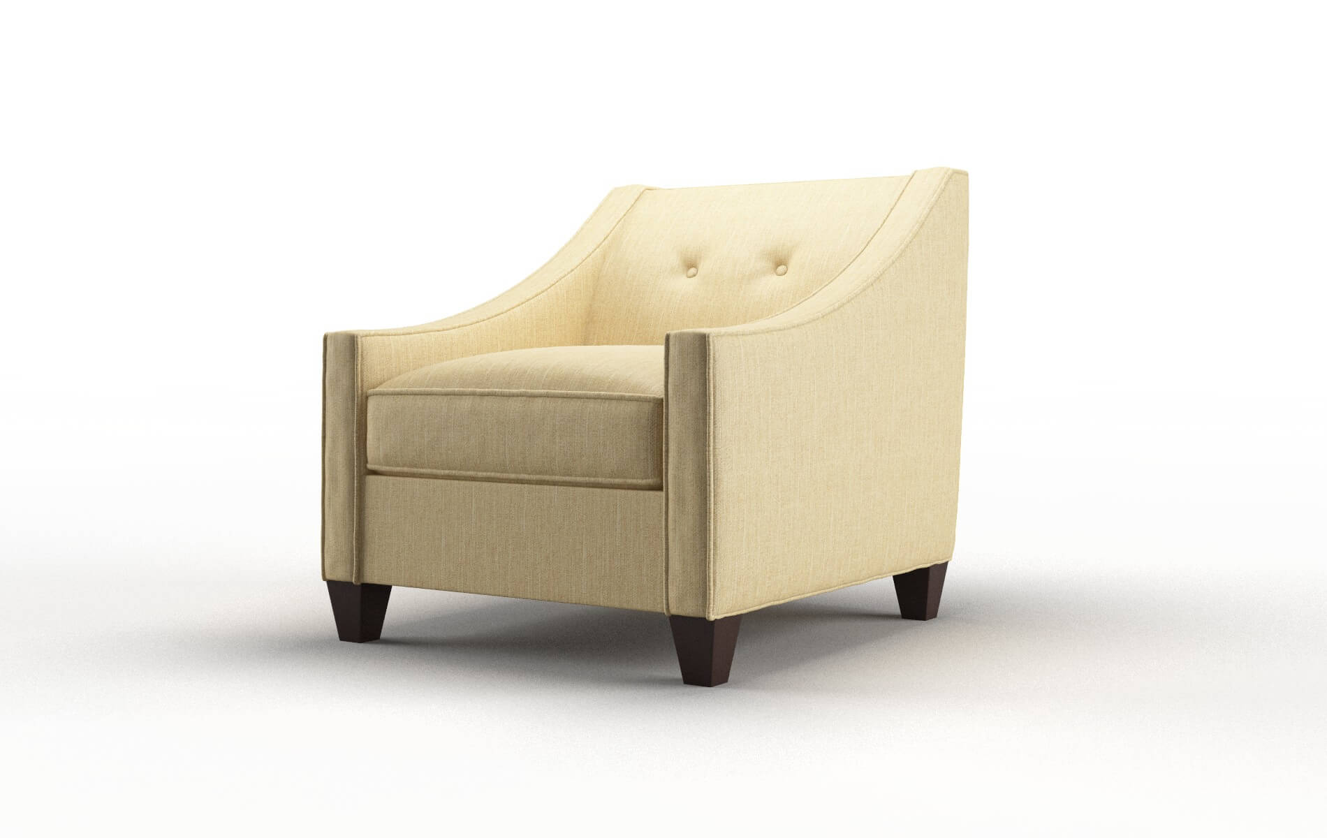 Berlin Malibu Maize Chair espresso legs 4