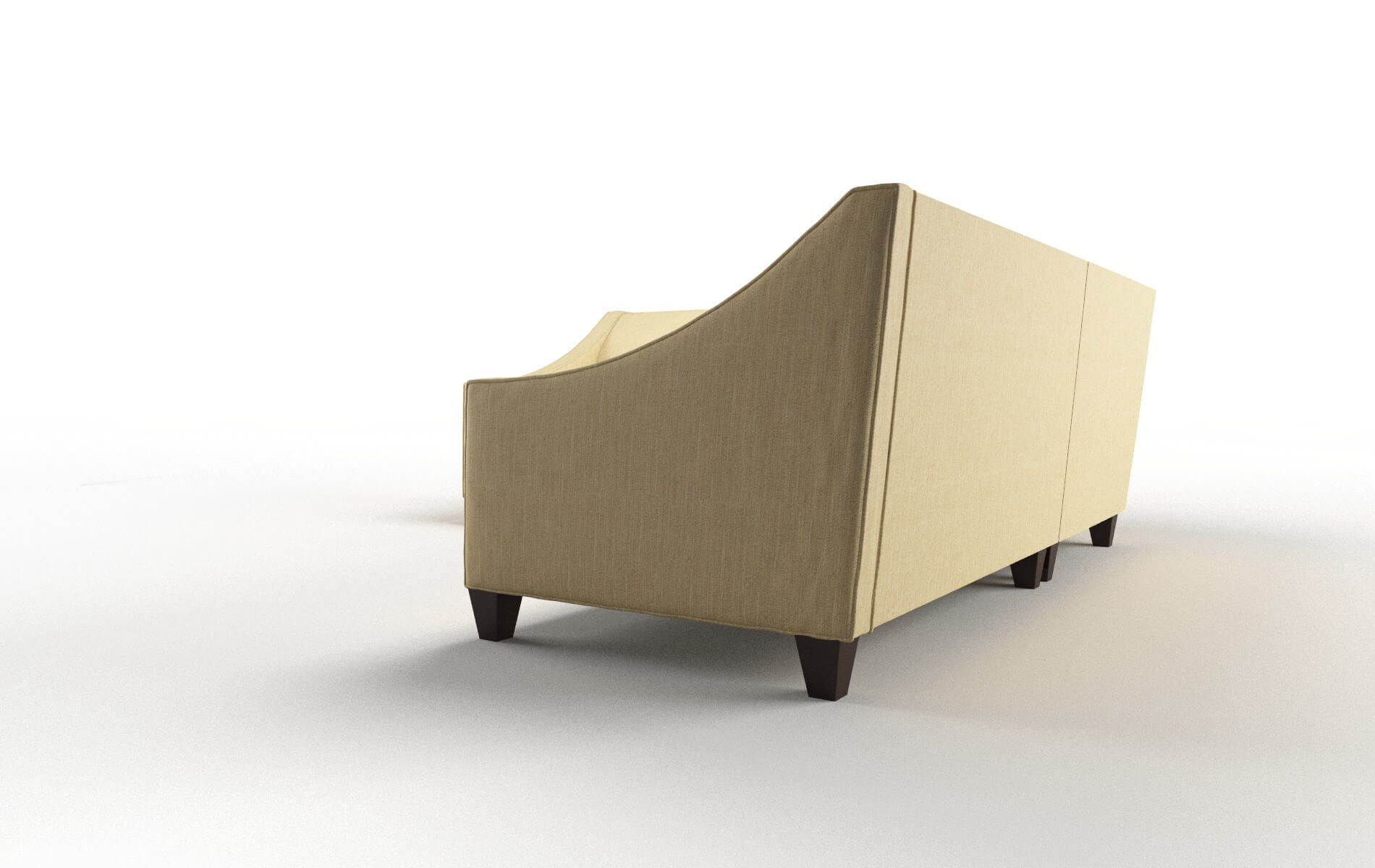 Berlin Malibu Maize Sectional espresso legs 4