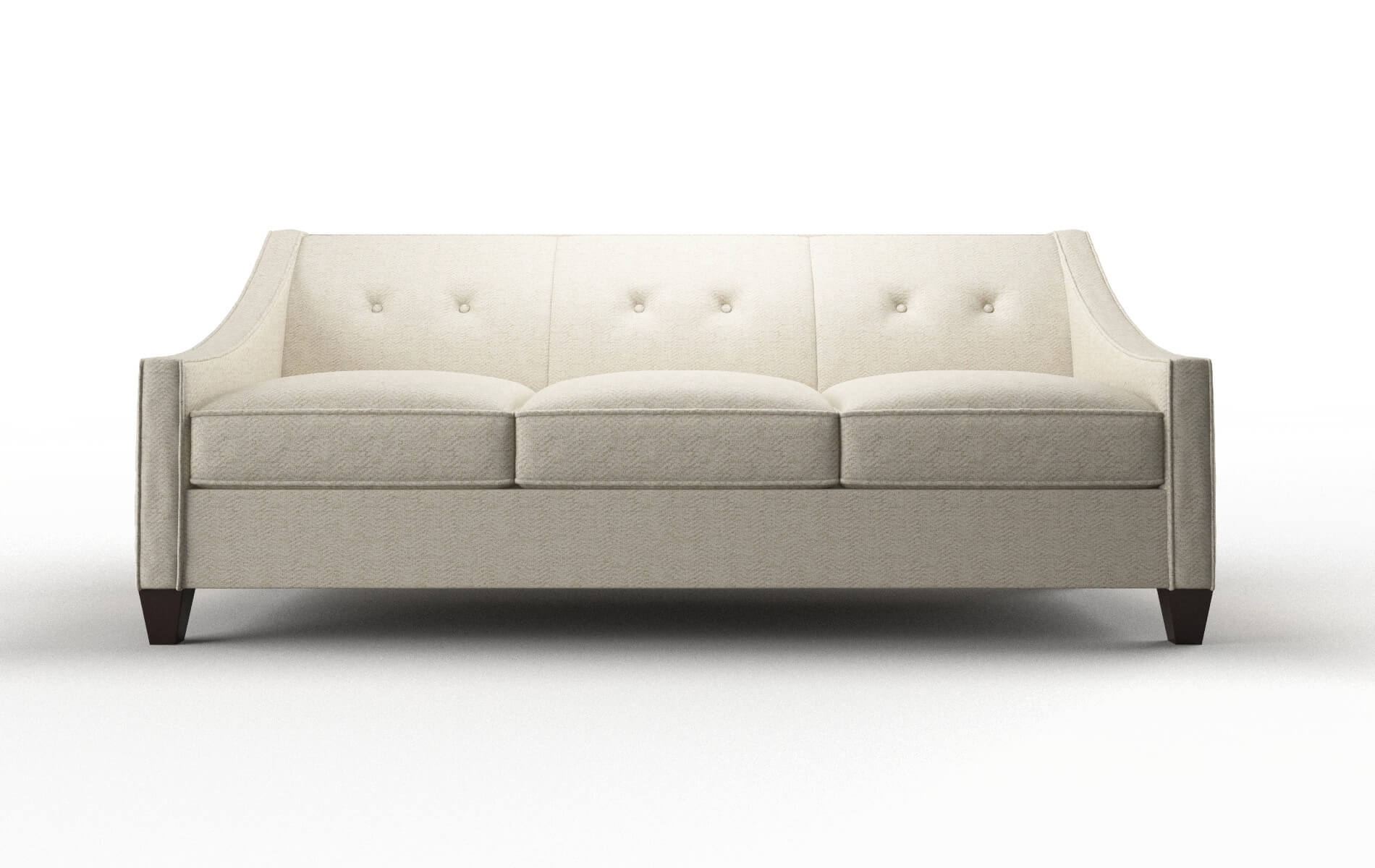 Berlin Malibu Sand Sofa espresso legs 1