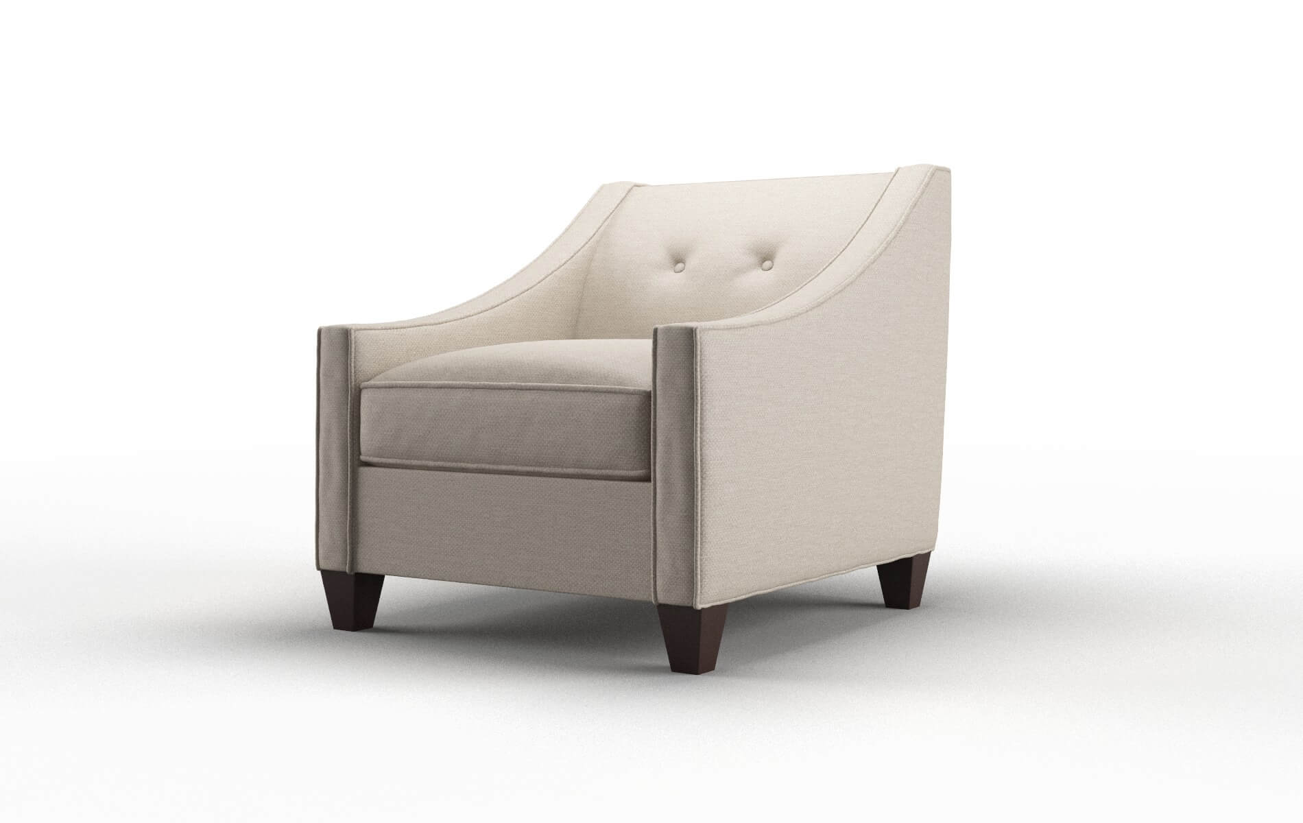 Berlin Naples Almond Chair espresso legs 4