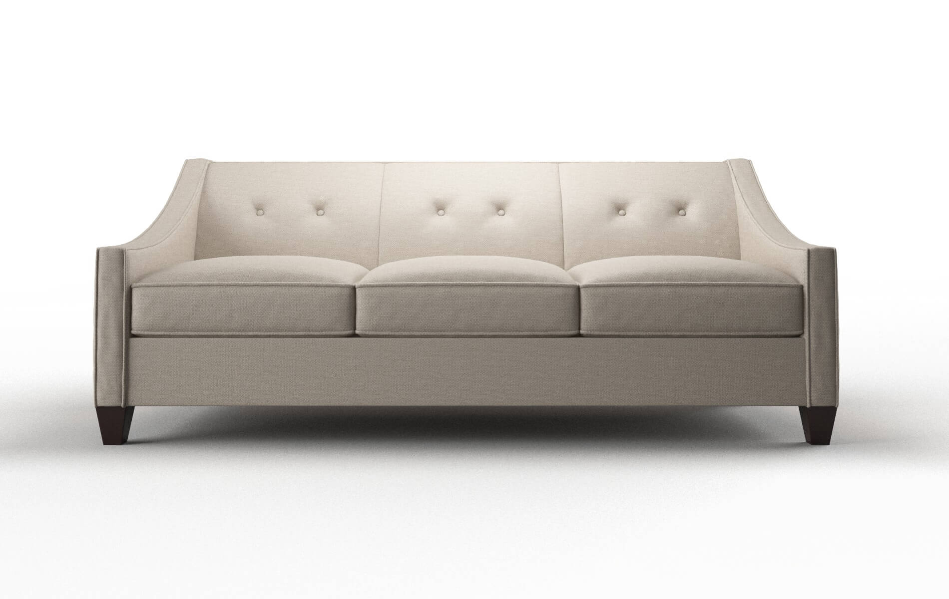 Berlin Naples Almond Sofa espresso legs 1