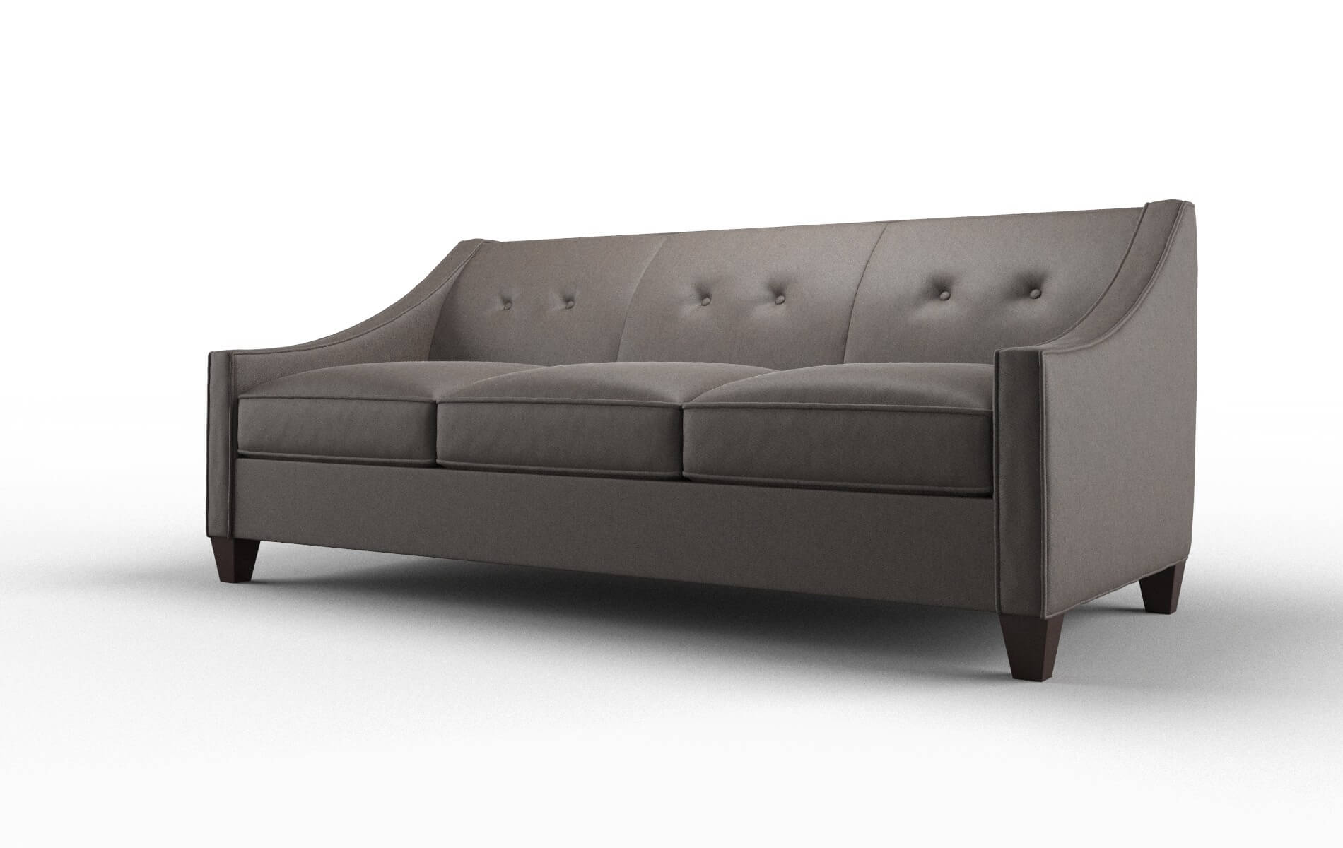 Berlin Naples Graphite Sofa espresso legs 4