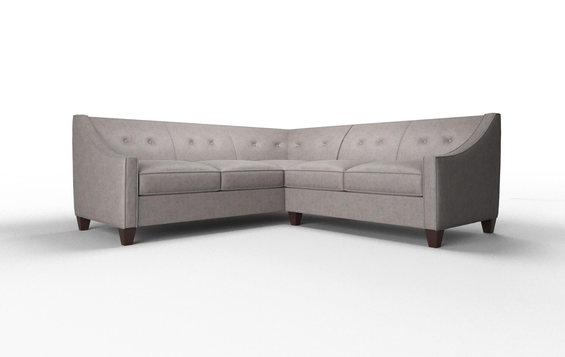 Berlin Noble Otter Sectional espresso legs 1