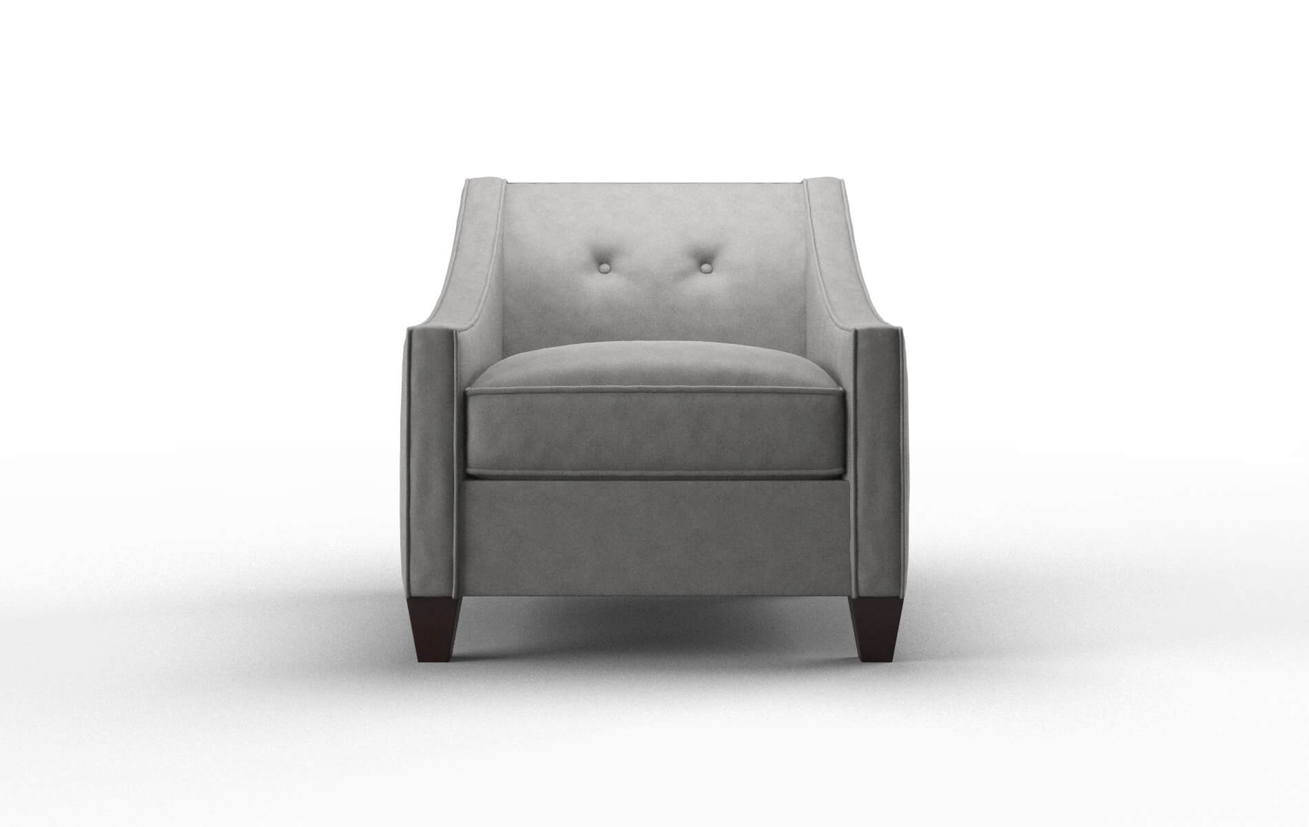 Berlin Noble smoke Chair Espresso Legs  1