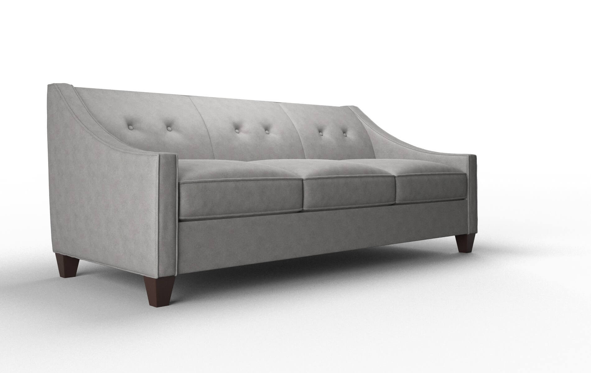Berlin Noble Smoke Sofa espresso legs 2